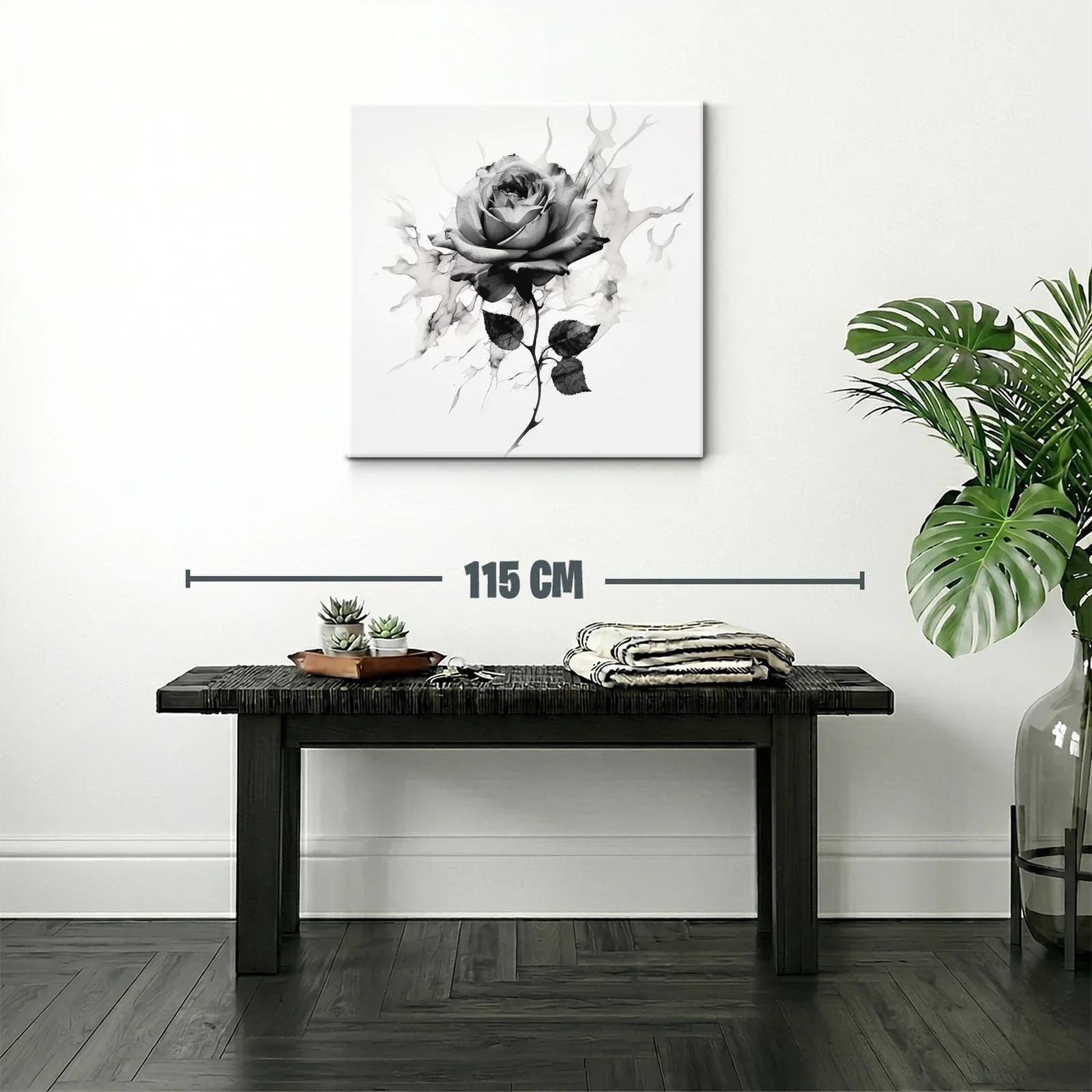Elegancia atemporal de rosa en monocromo sutil — miniatura 2