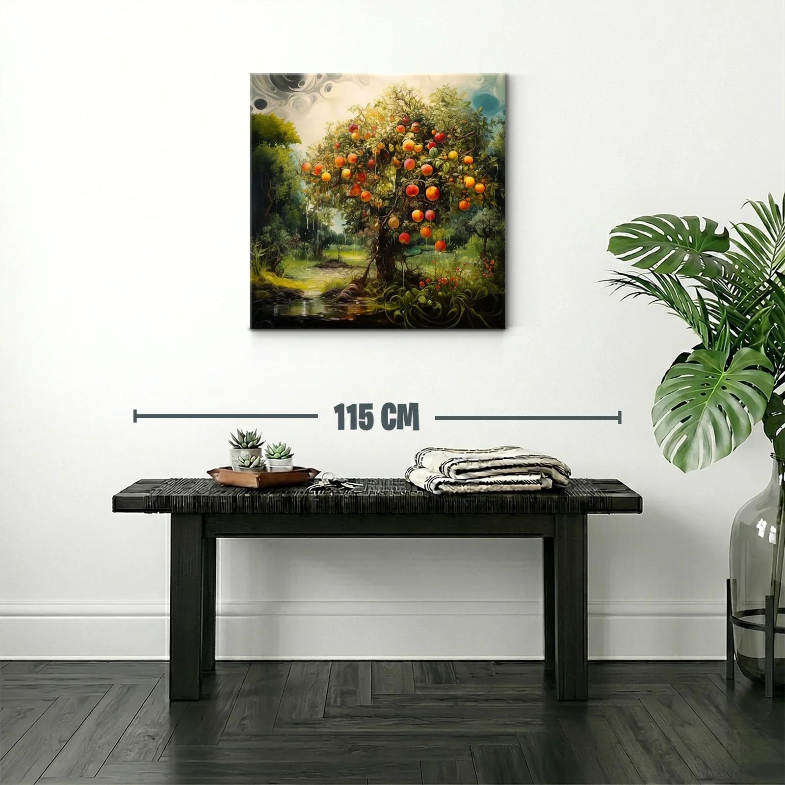 Árbol frutal vibrante en paisaje natural exuberante — miniatura 2