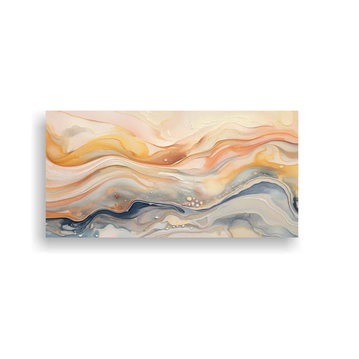 Cuadro ondas fluidas marmoladas