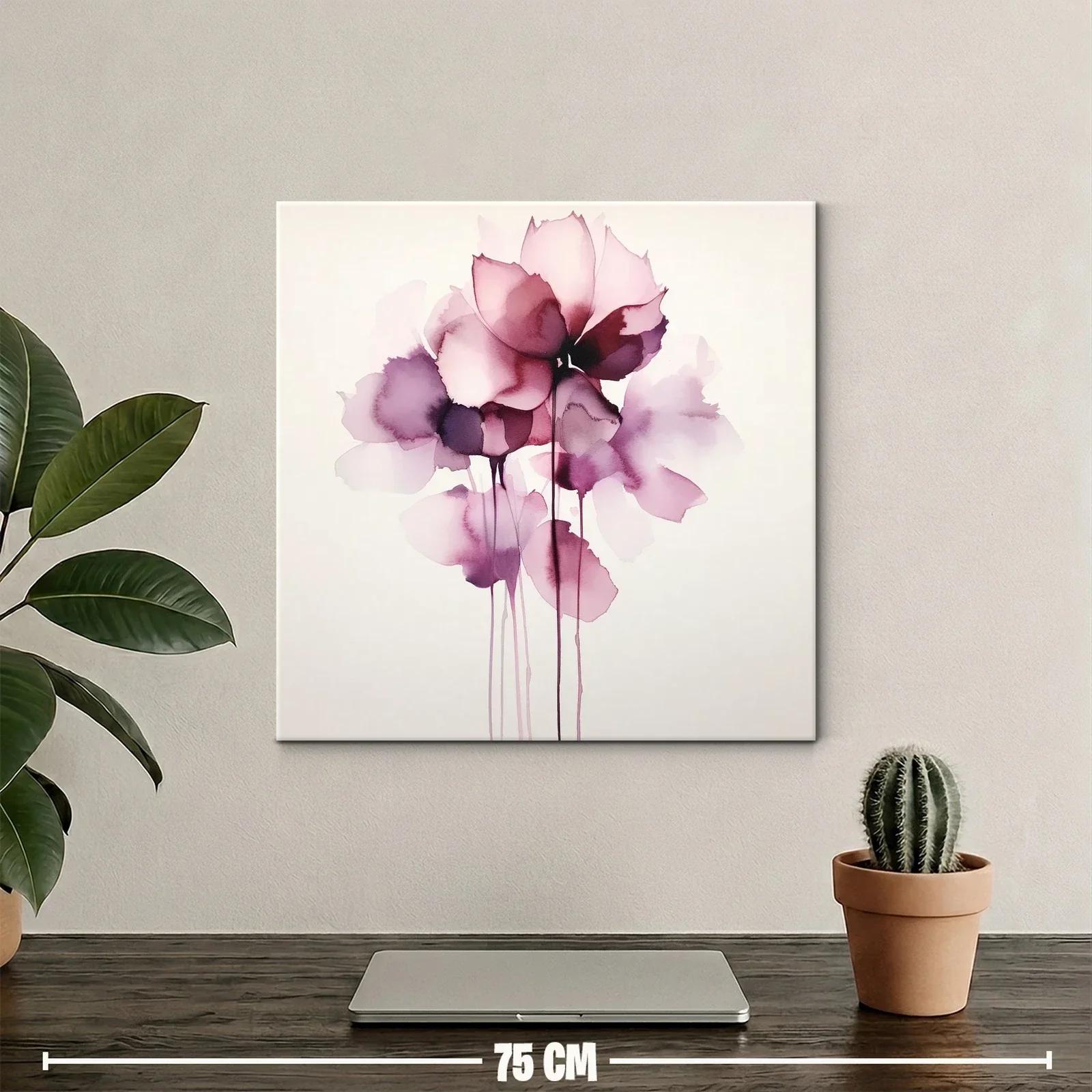 Flor abstracta en tonos cálidos y delicados — miniatura 2