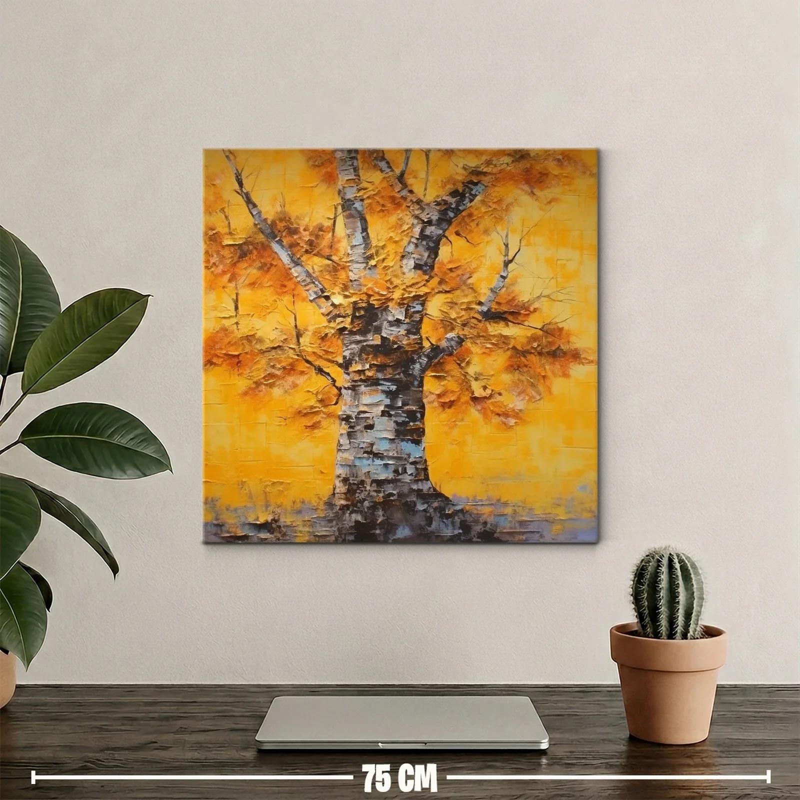 Árbol de otoño con tonos cálidos y vibrantes — miniatura 2