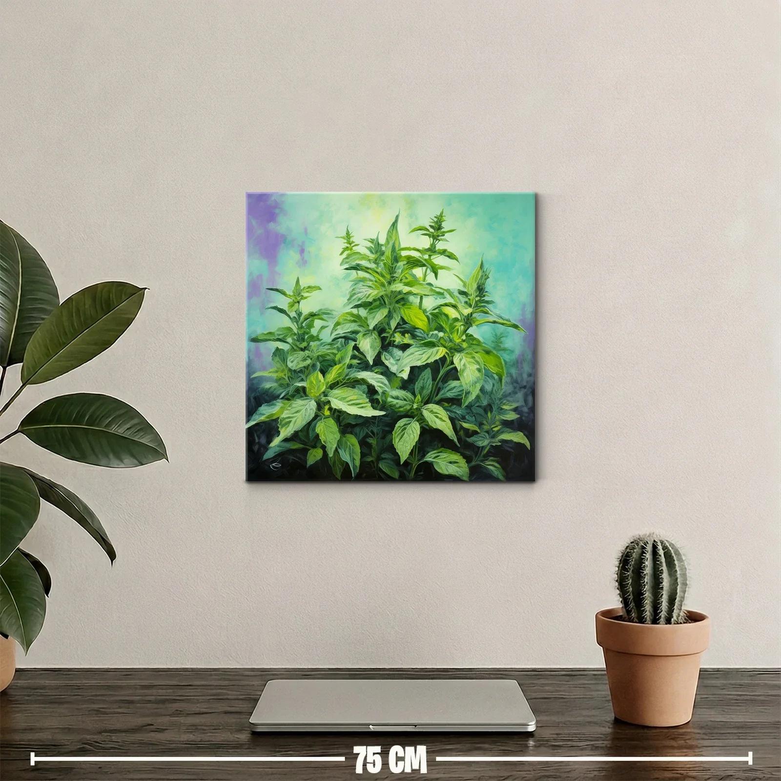 Vegetación exuberante en tonos verdes vibrantes — miniatura 2
