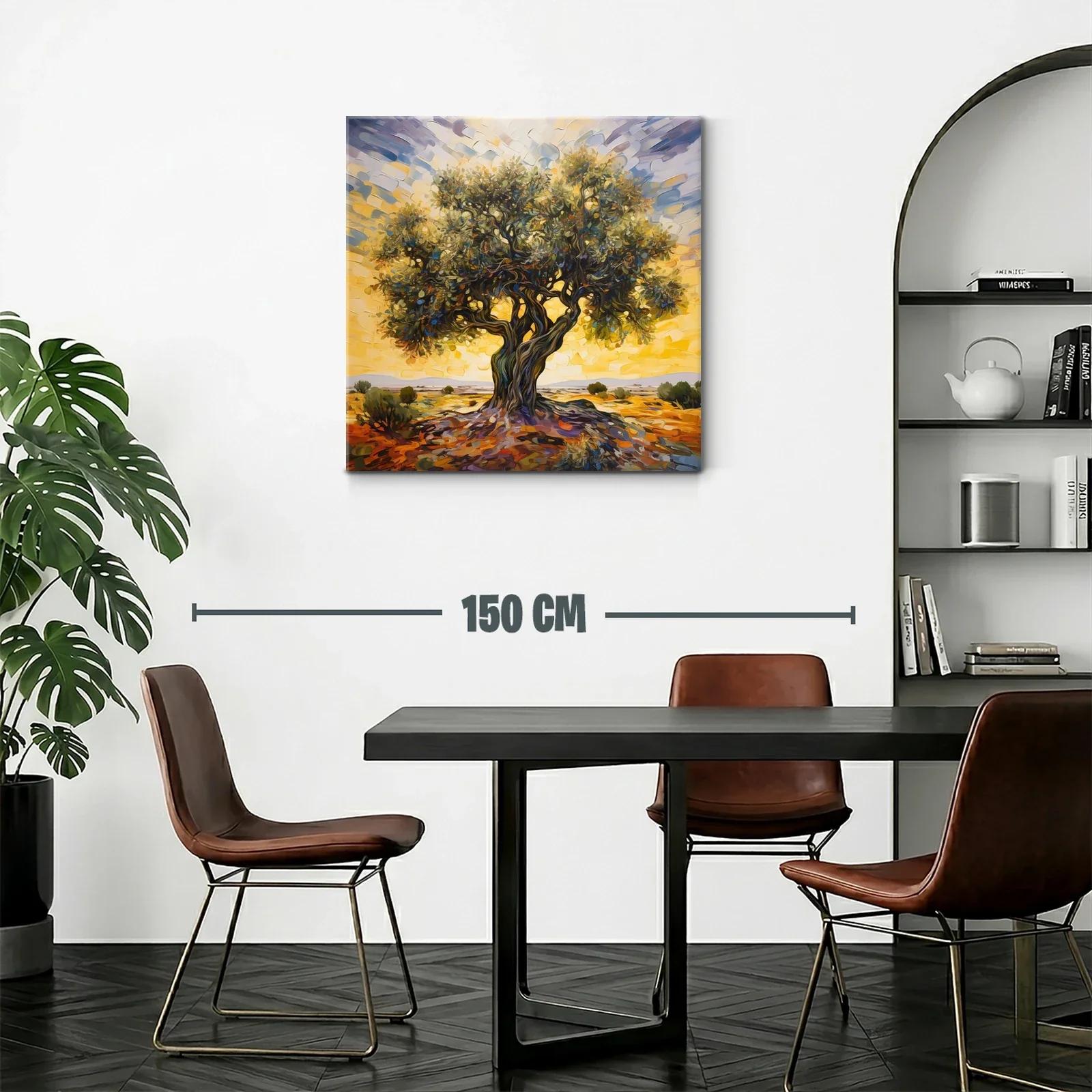 Magnífico árbol solitario en paisaje cálido y vibrante — miniatura 2