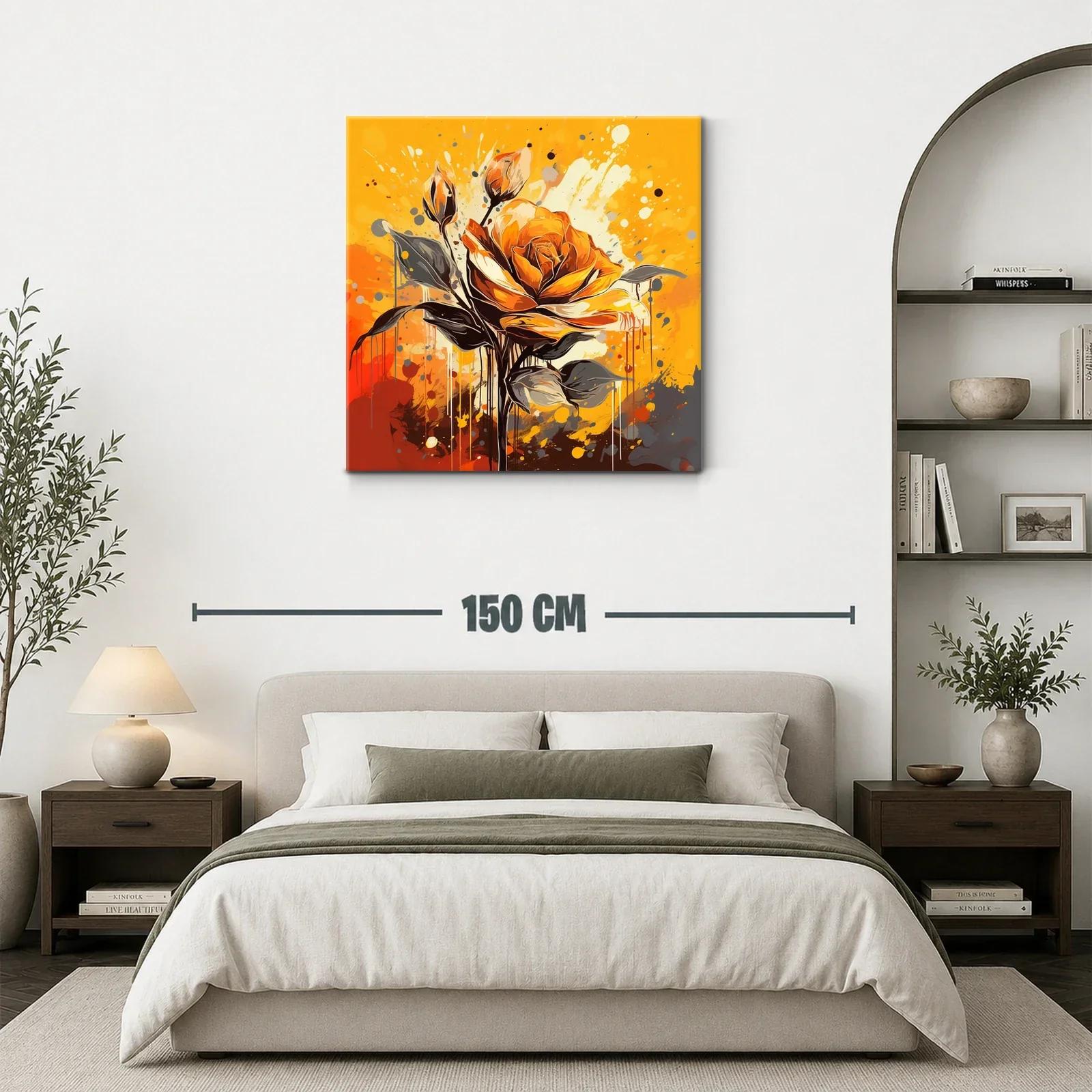 Rosa vibrante en tonos cálidos y contrastes intensos — miniatura 3