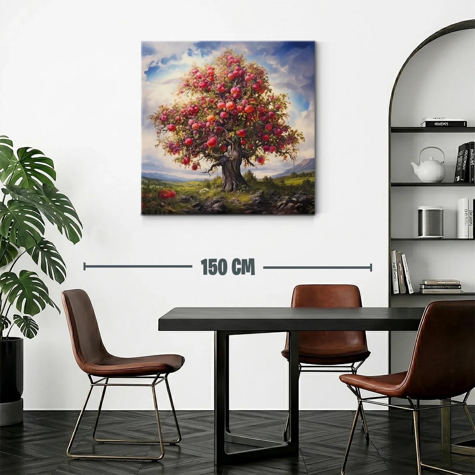 Árbol cargado de frutas en paisaje sereno y luminoso — miniatura 2