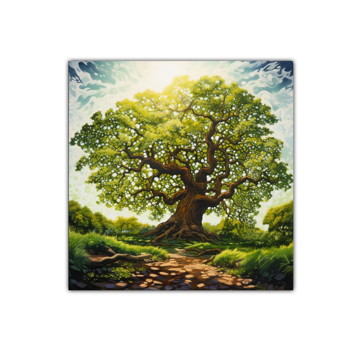 Árbol majestuoso iluminado por luz natural — imagen principal