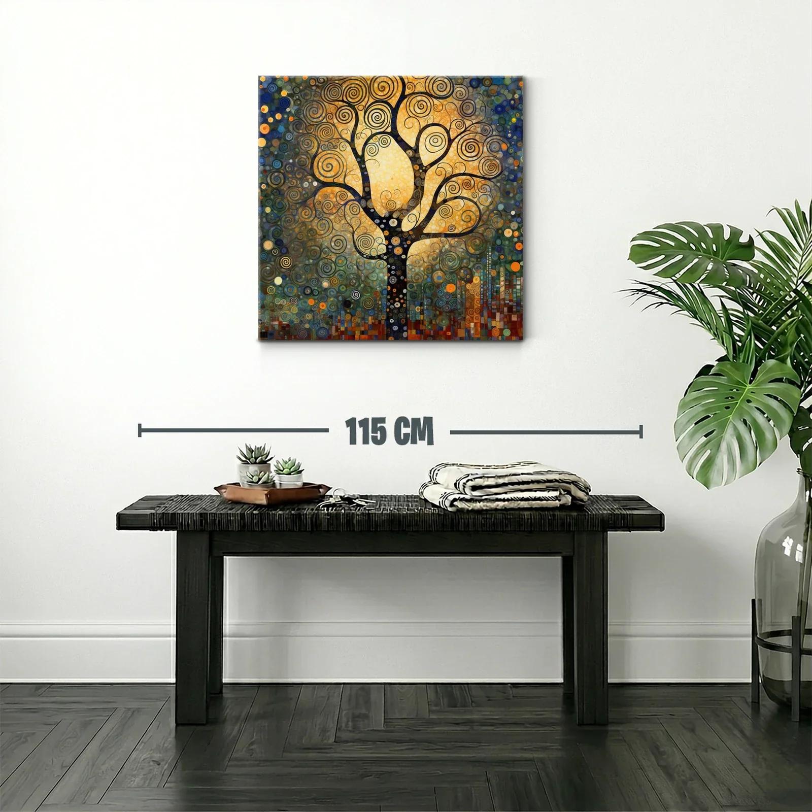 Árbol de espirales en tonos cálidos y vibrantes — miniatura 2