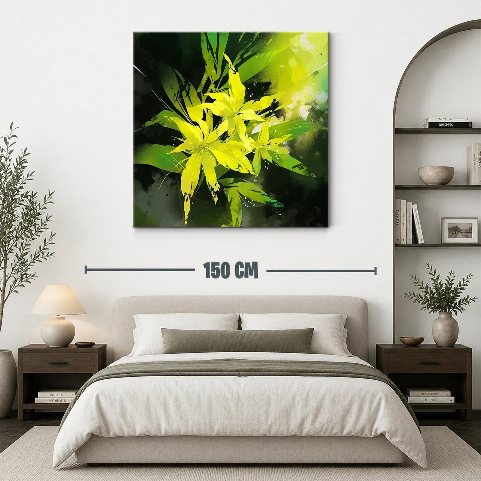 Lágrimas de luz en flores amarillas vibrantes — miniatura 3