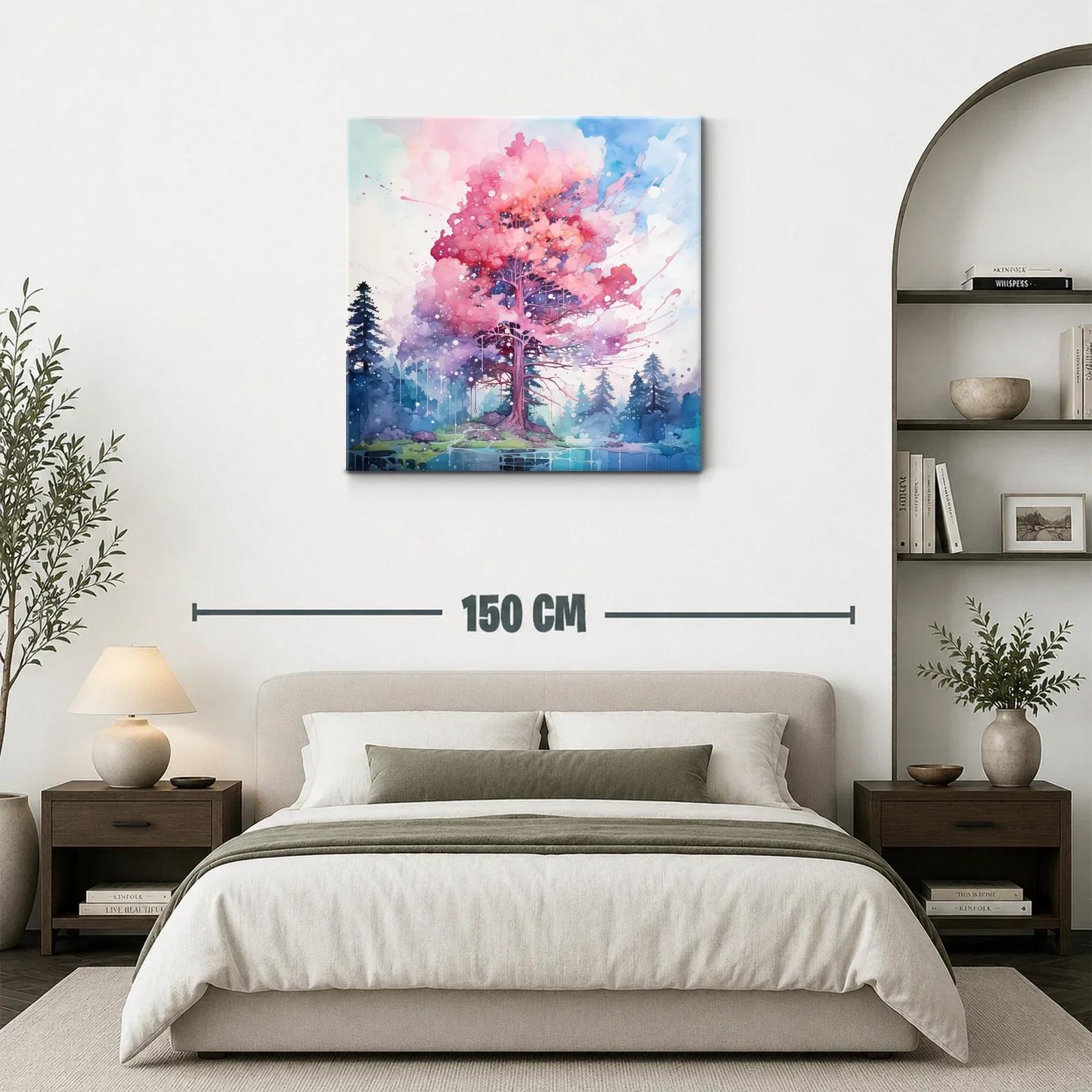 Árbol con follaje vibrante en paisaje sereno — miniatura 3