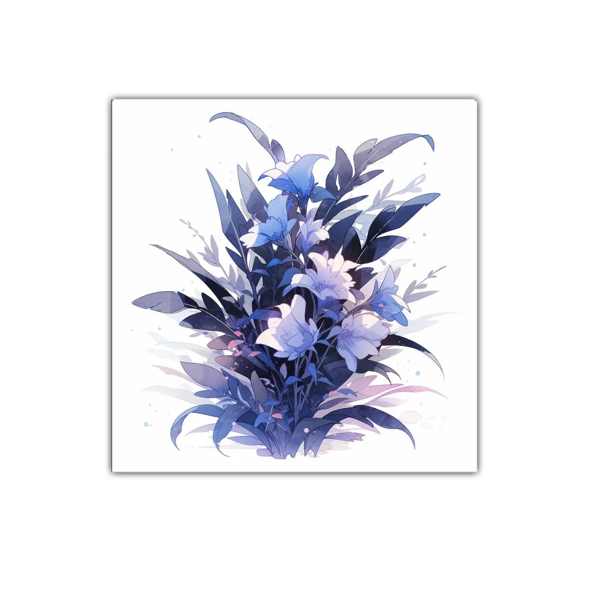 Ramo floral en tonos azules para decoración elegante — imagen principal