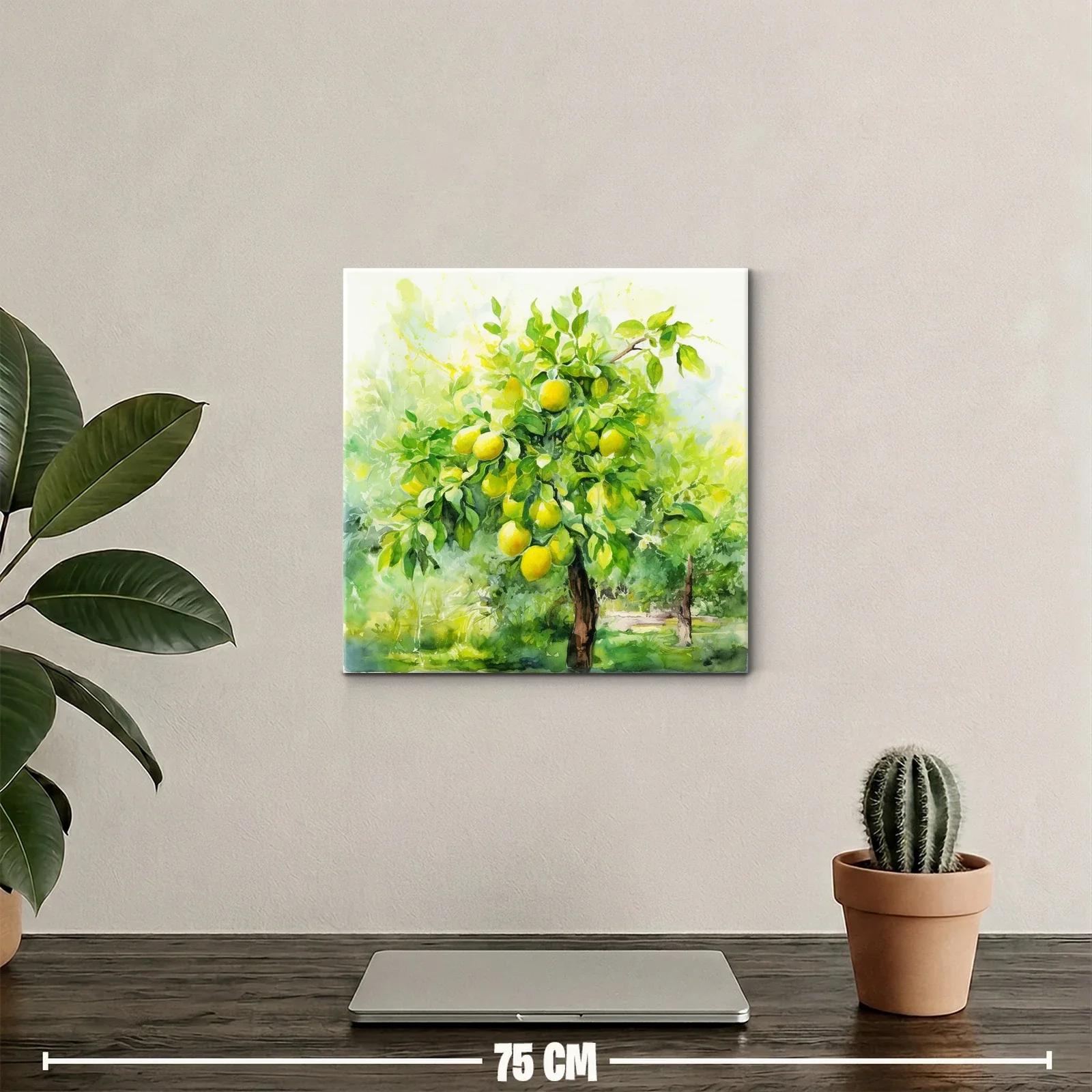 Limonero vibrante en jardín de luz solar radiante — miniatura 2