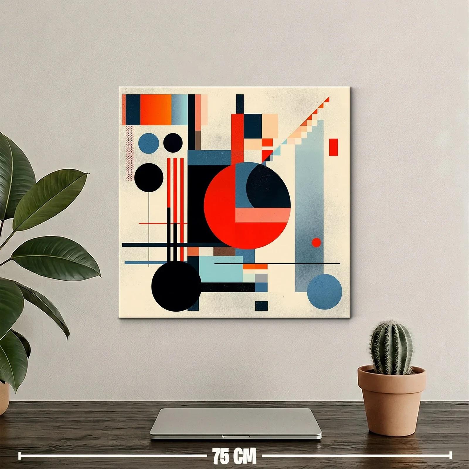 Composición geométrica vibrante con contrastes intensos — miniatura 2
