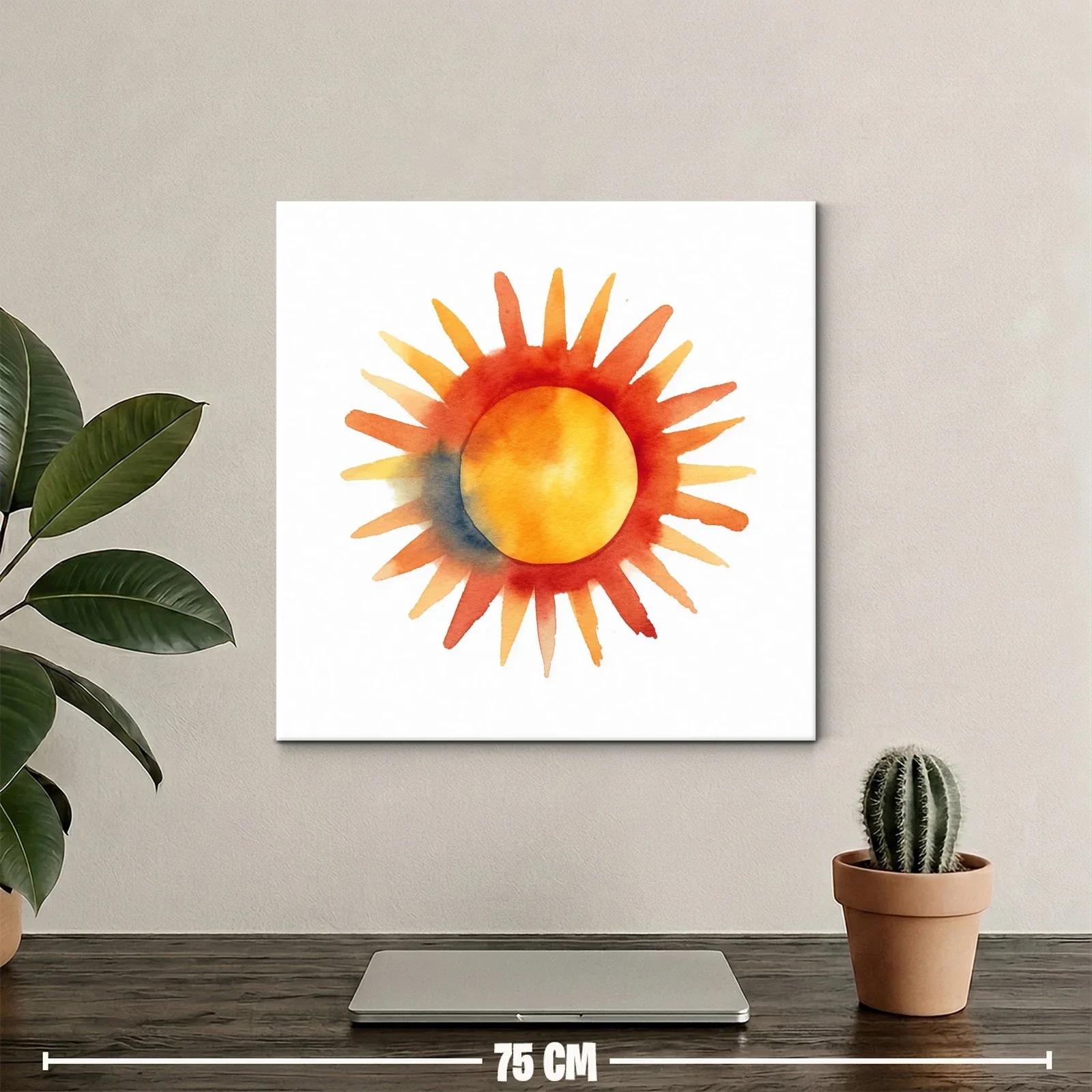 Sol vibrante en tonos cálidos para ambientes luminosos — miniatura 2