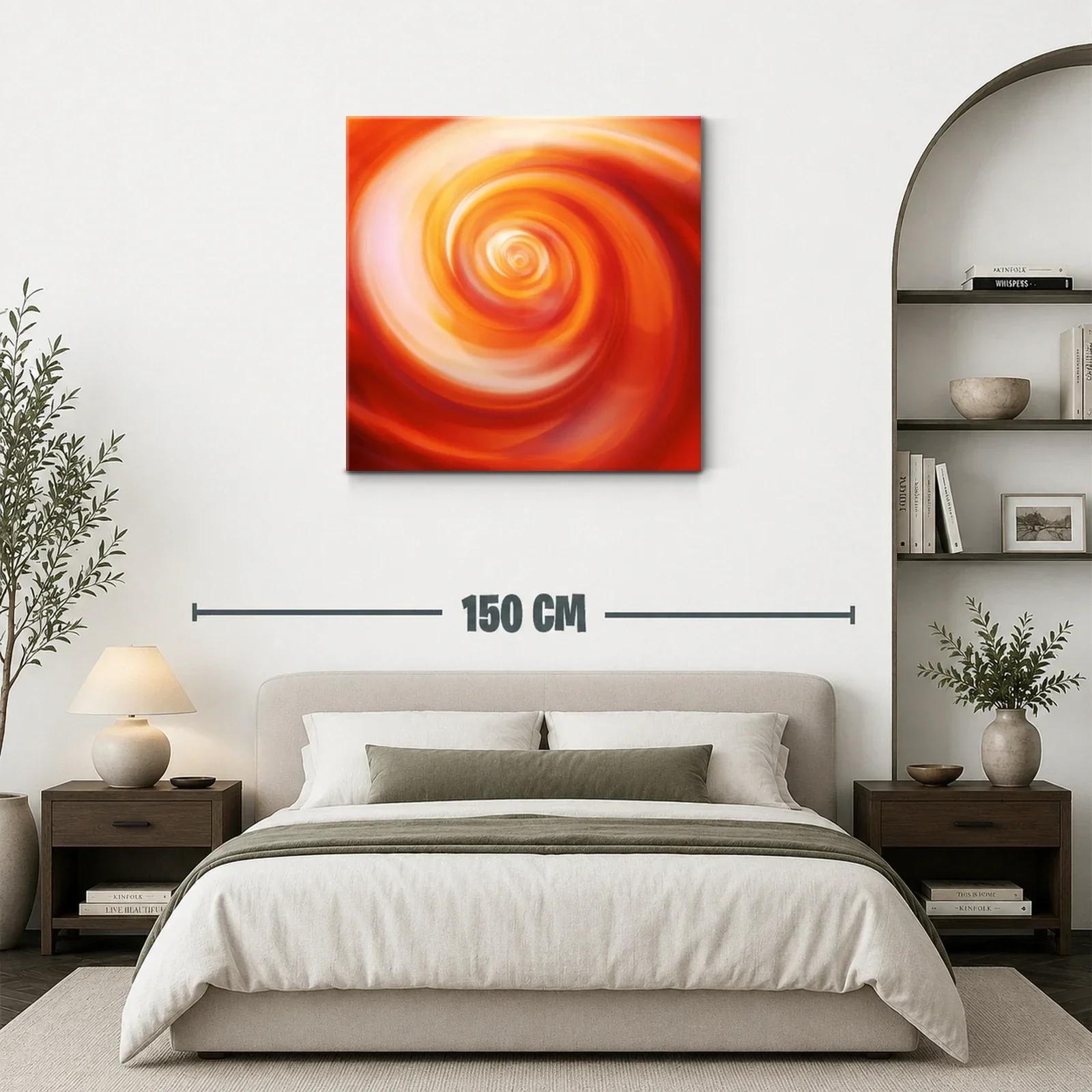 Espiral cálida en tonos anaranjados vibrantes — miniatura 3
