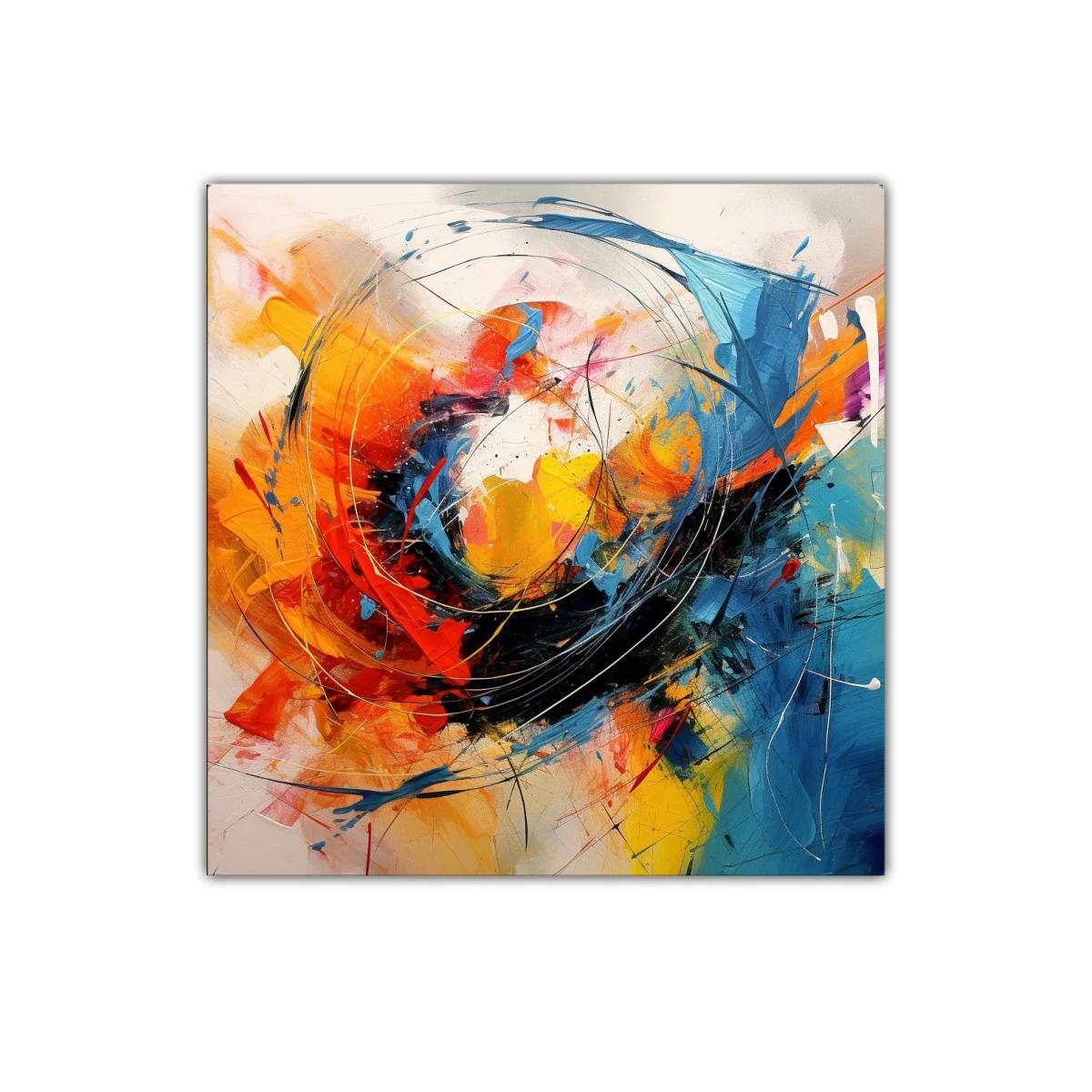 Explosión de color vibrante y movimiento abstracto — imagen principal