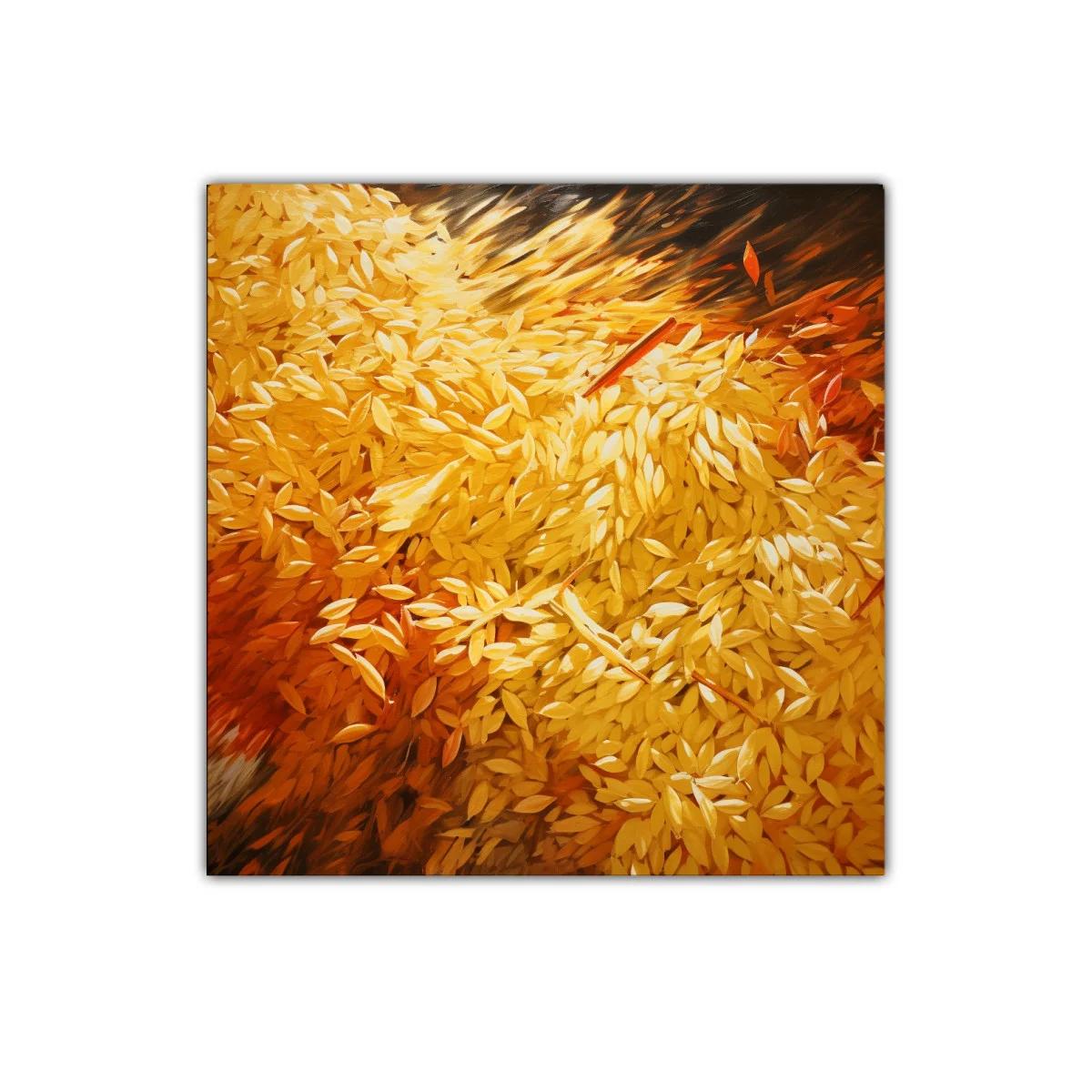 Cuadro Decorativo con Flores en Tonos Amarillos y Naranjas — imagen principal