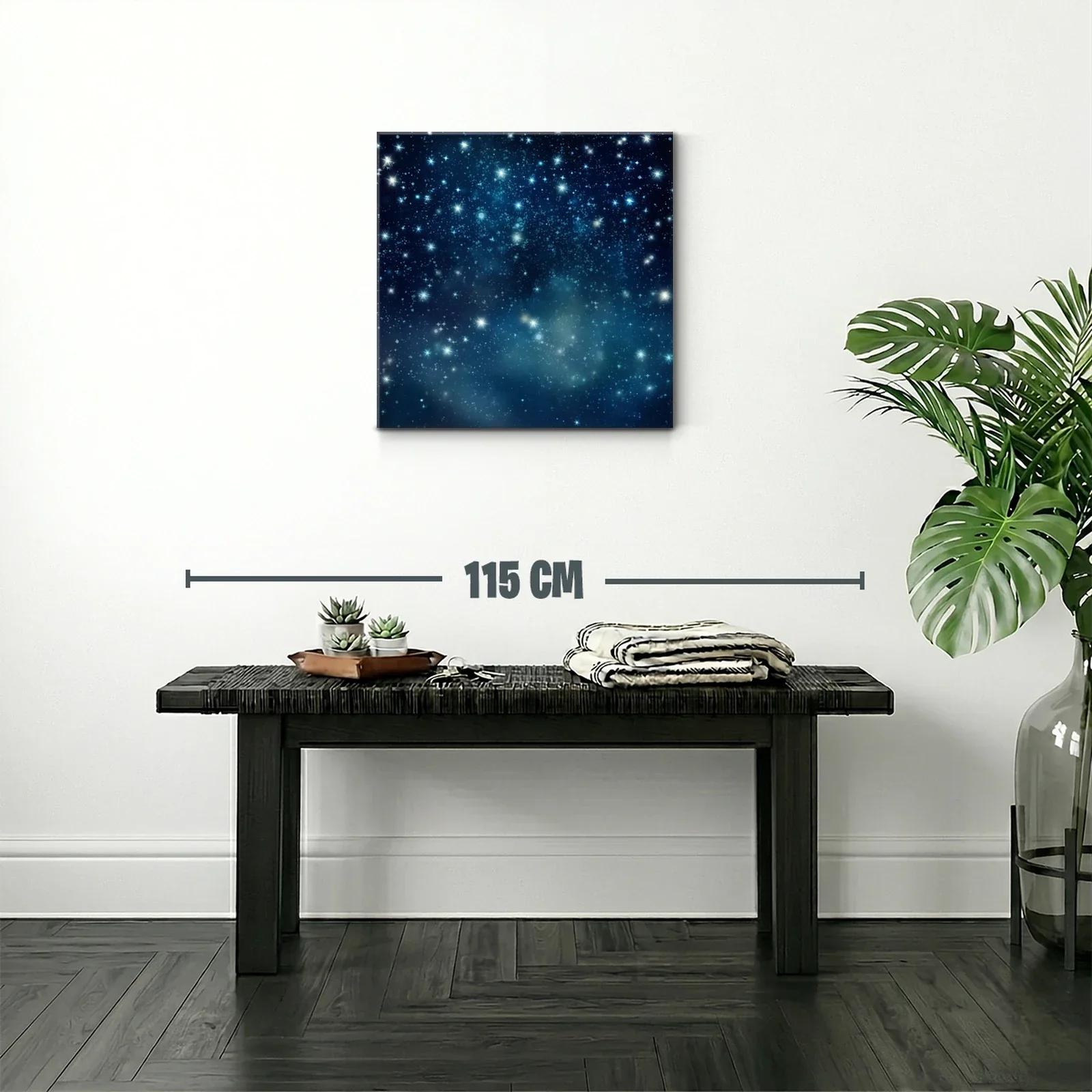 Brillo Estelar en Fondo Nocturno Azul Profundo — miniatura 2