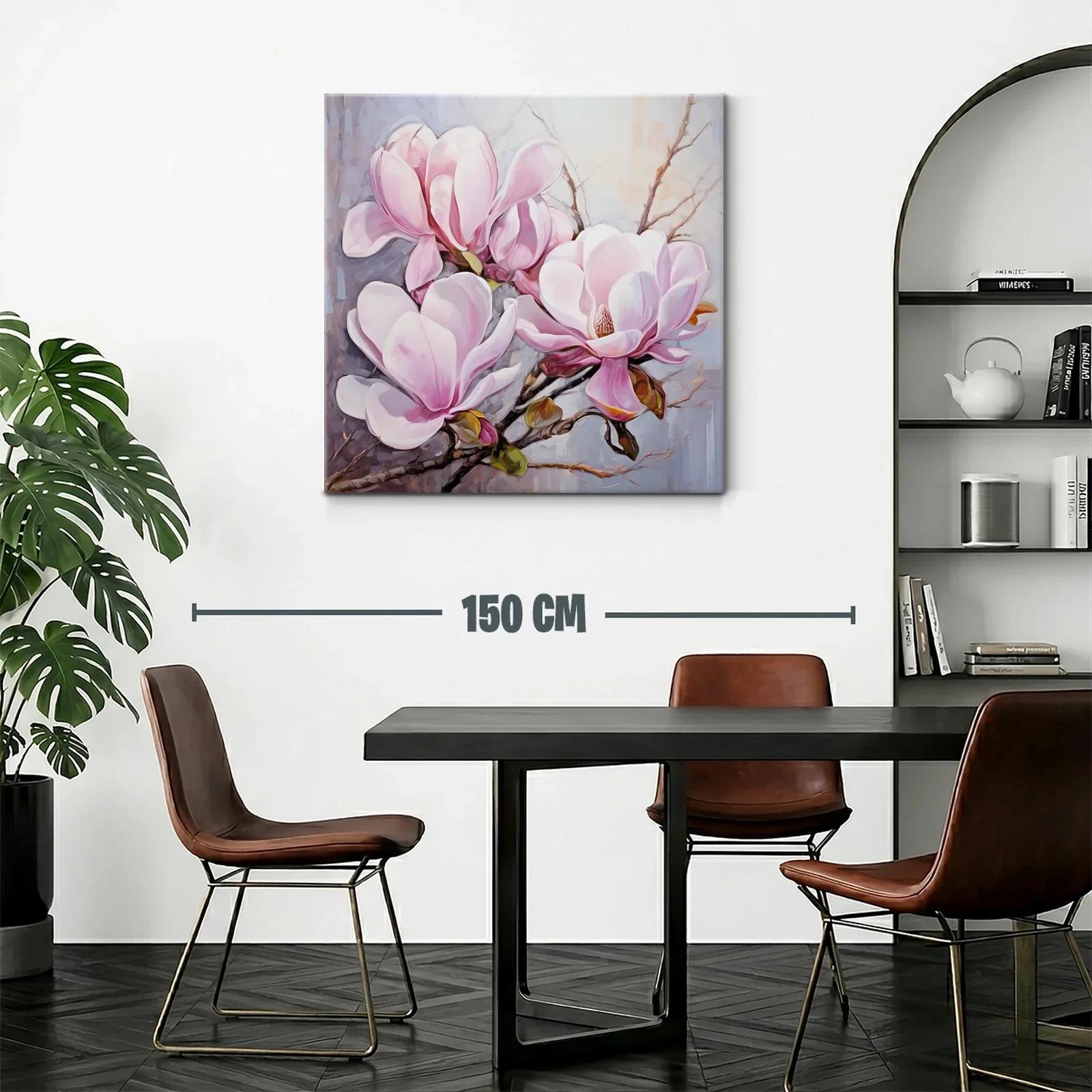 Delicadas flores de magnolia en tonos rosados y blancos — miniatura 2