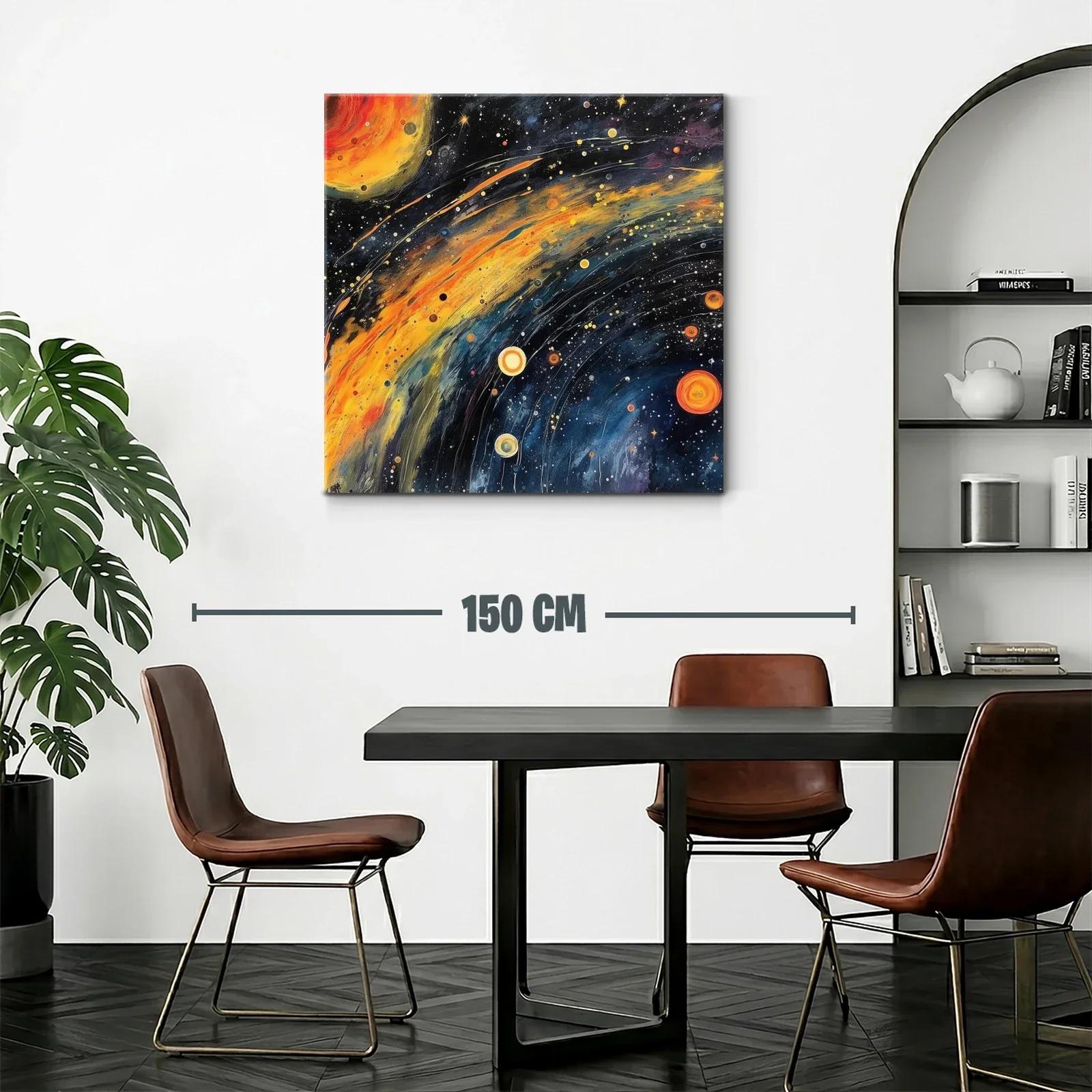 Energía cósmica con galaxias y estrellas vibrantes — miniatura 2