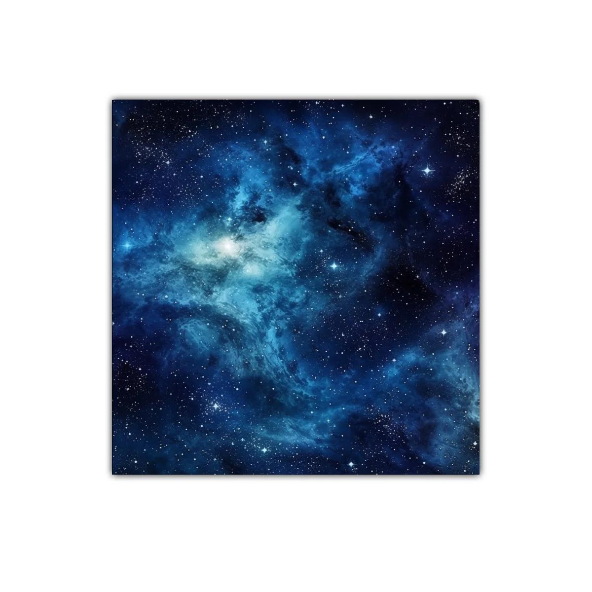 Cielo estrellado en vibrantes tonos azules y negros — imagen principal