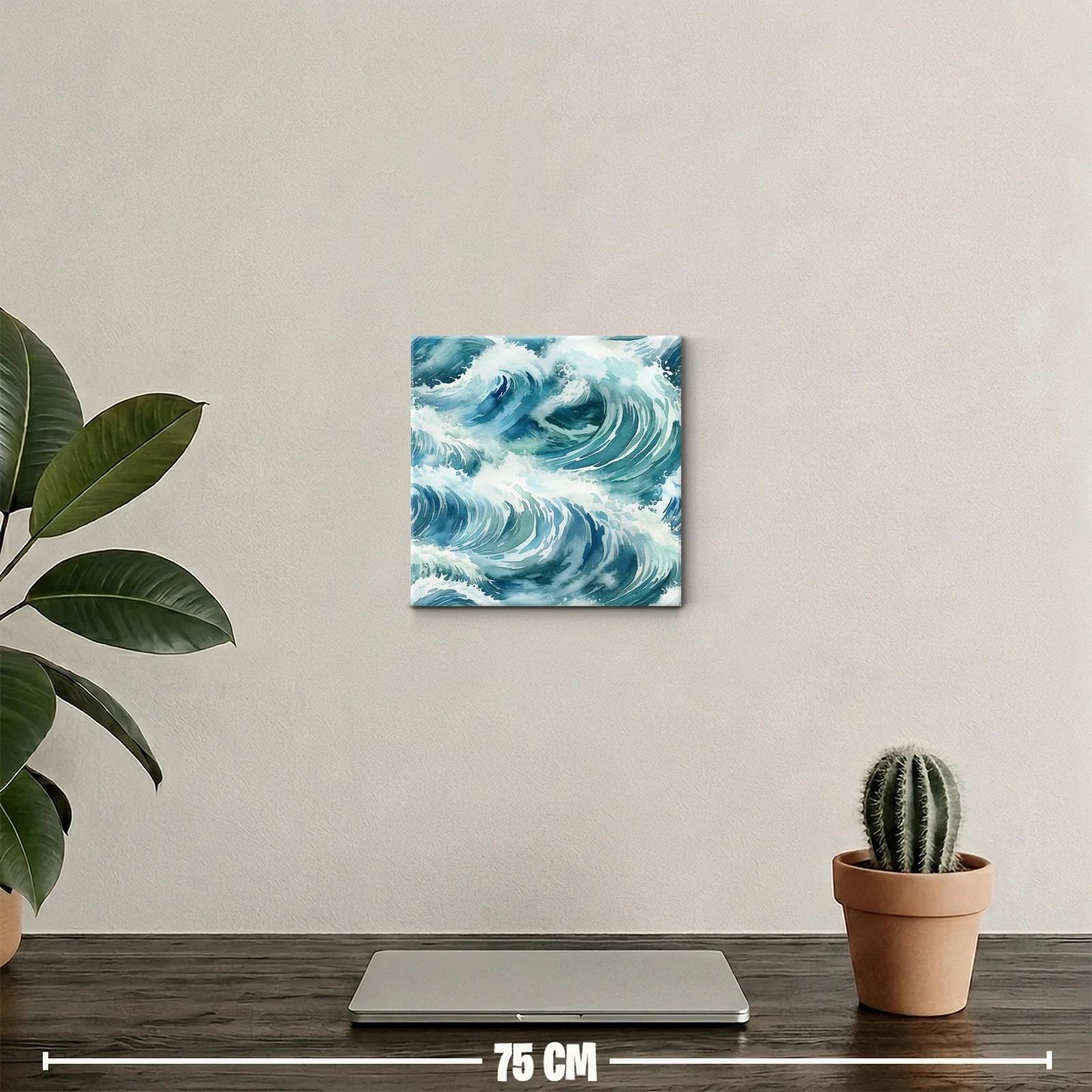 Cuadro decorativo con ondas marinas en movimiento — miniatura 2