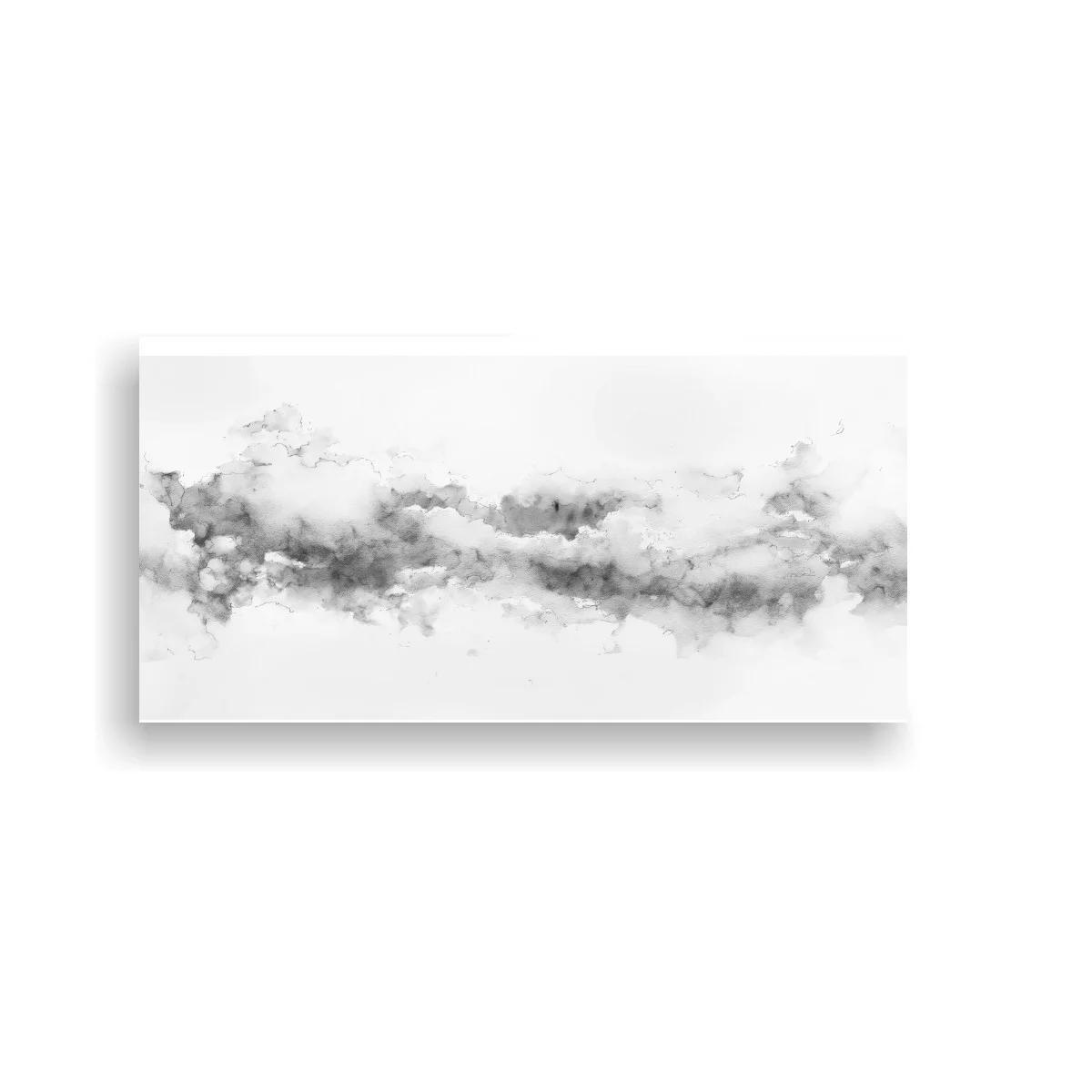 Cuadro nube de humo gris con franja etérea