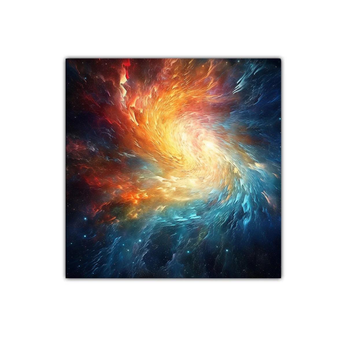 Explosión Cósmica de Color y Luz Energética