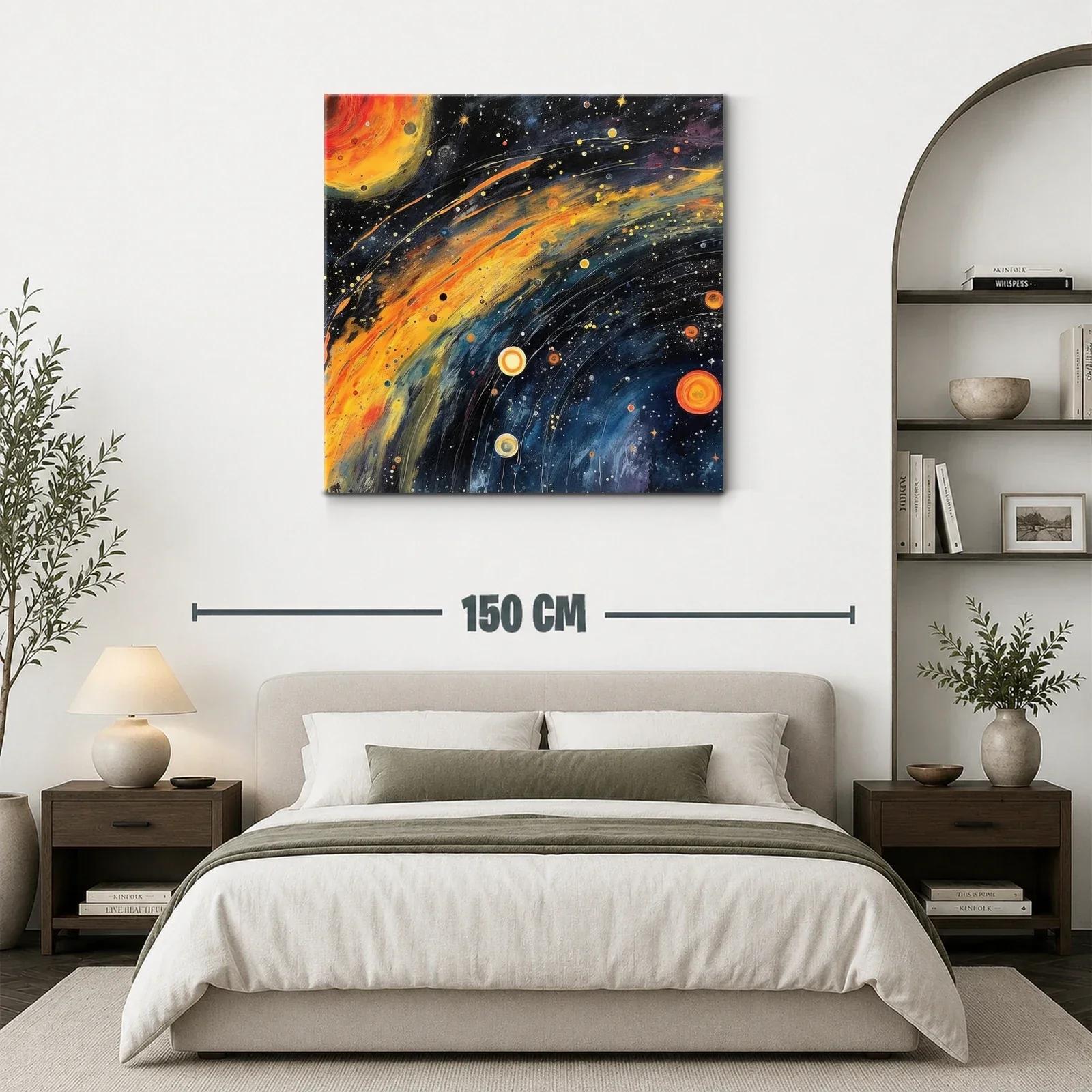 Energía cósmica con galaxias y estrellas vibrantes — miniatura 3