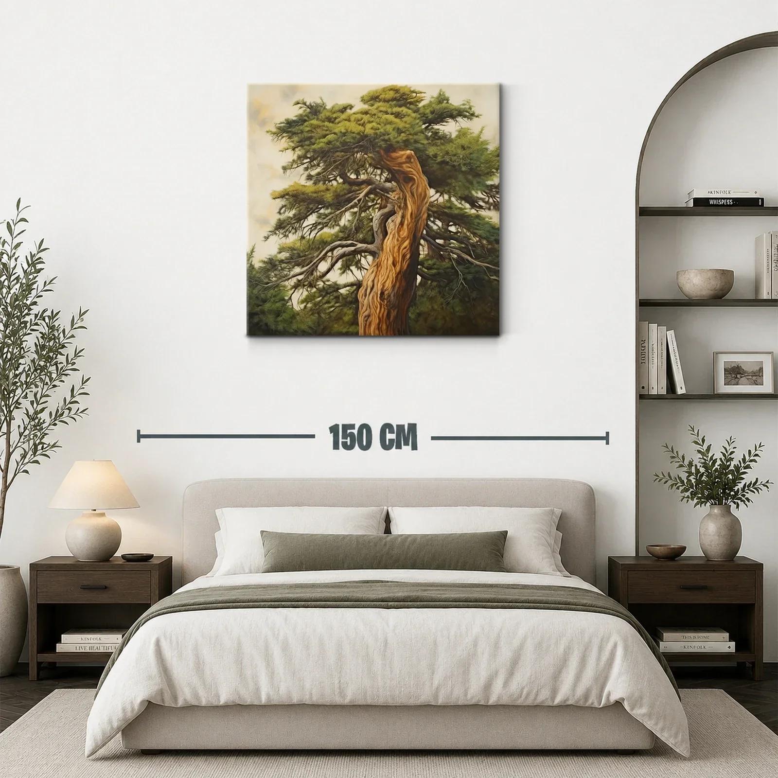 Imponente árbol centenario con texturas naturales y tonos tierra — miniatura 3