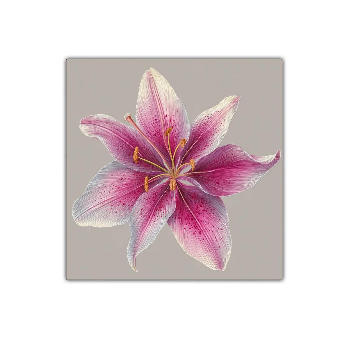 Flor de lirio rosa en tonos suaves para decorar — imagen principal