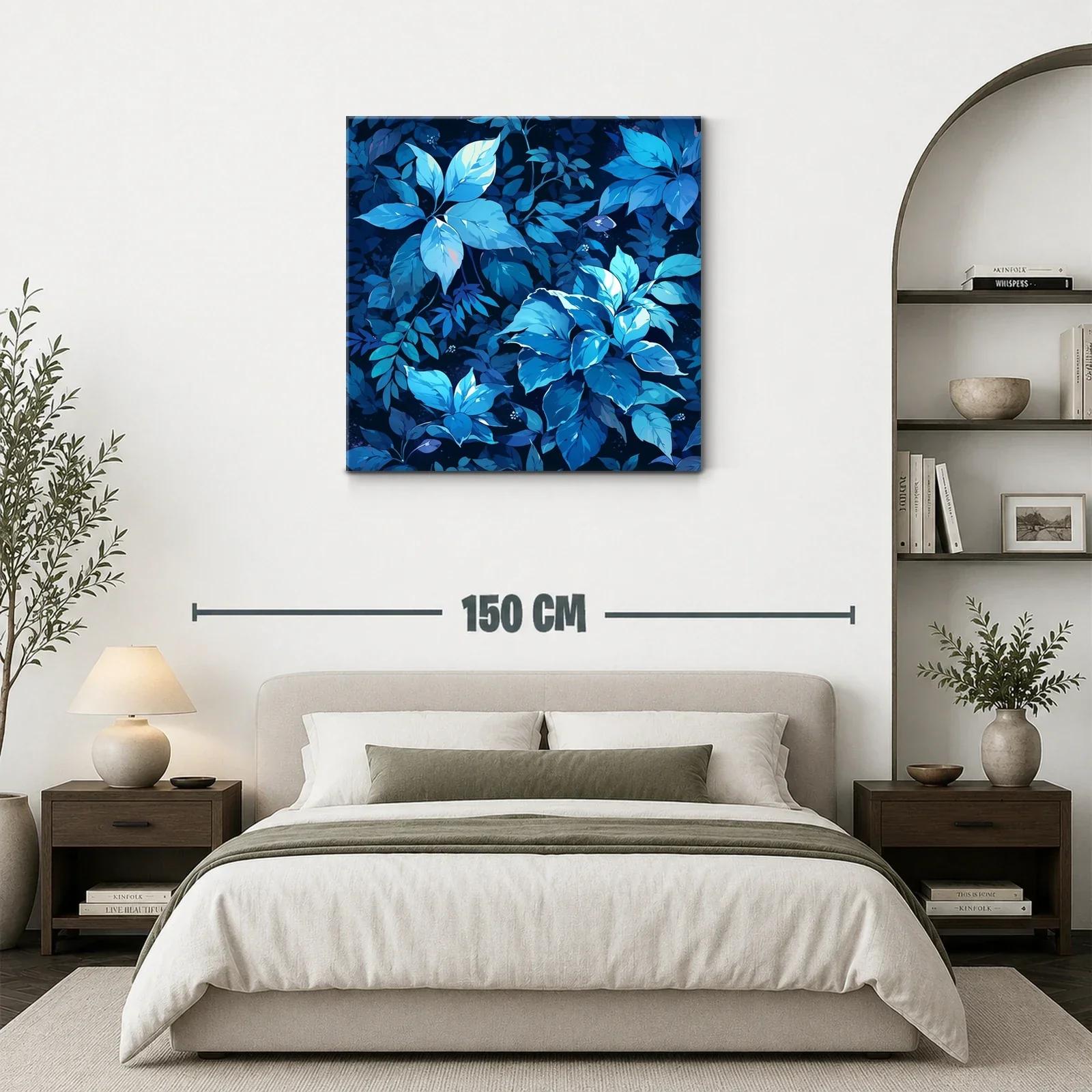 Elegancia natural en tonos azules de follaje exuberante — miniatura 3
