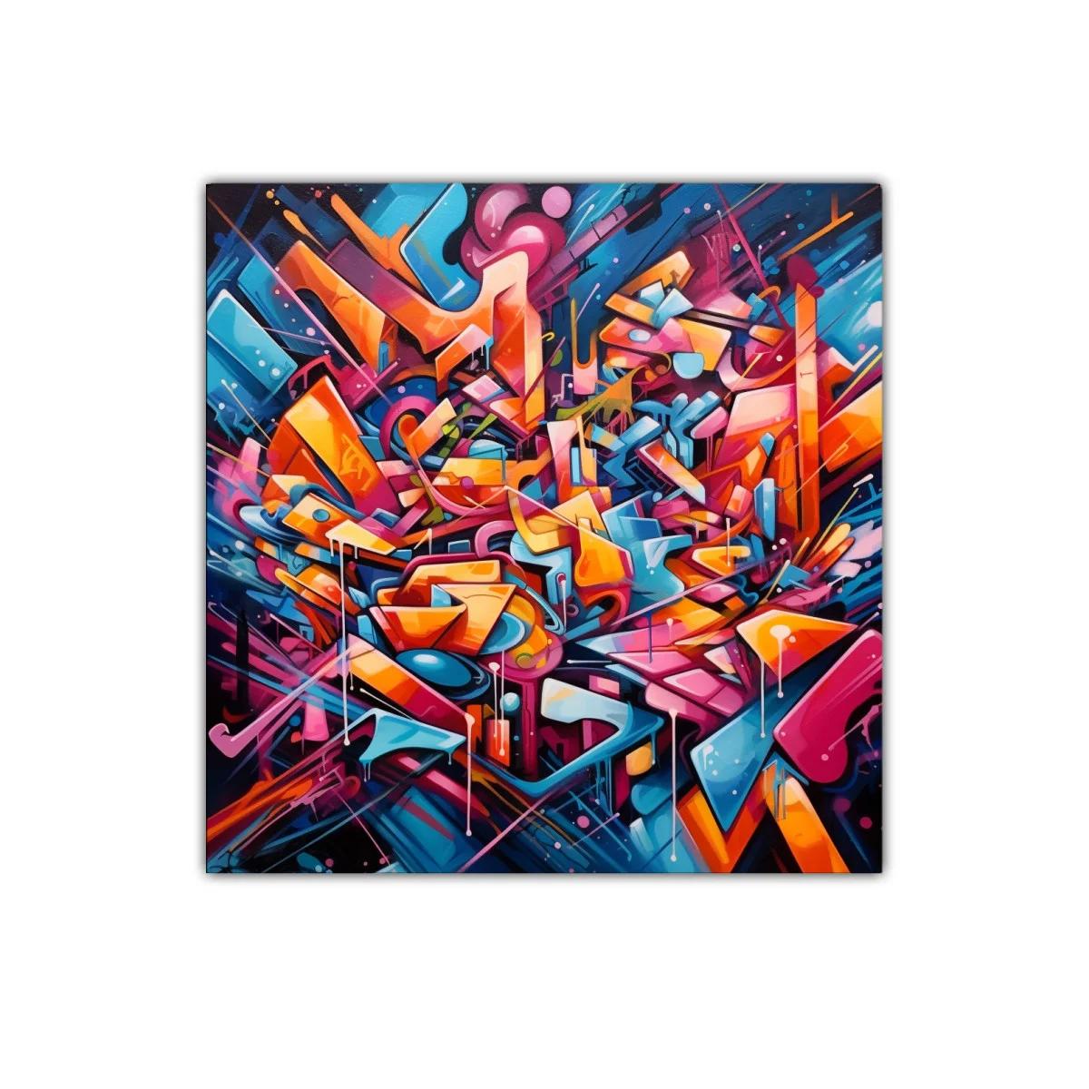 Estallido vibrante de formas y colores abstractos — imagen principal