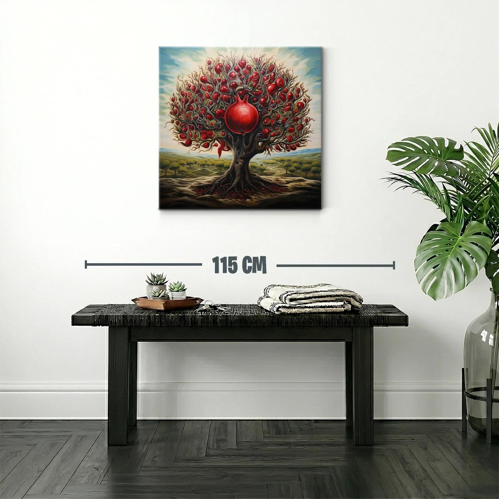 Árbol de granadas con vibrante energía y contraste natural — miniatura 2