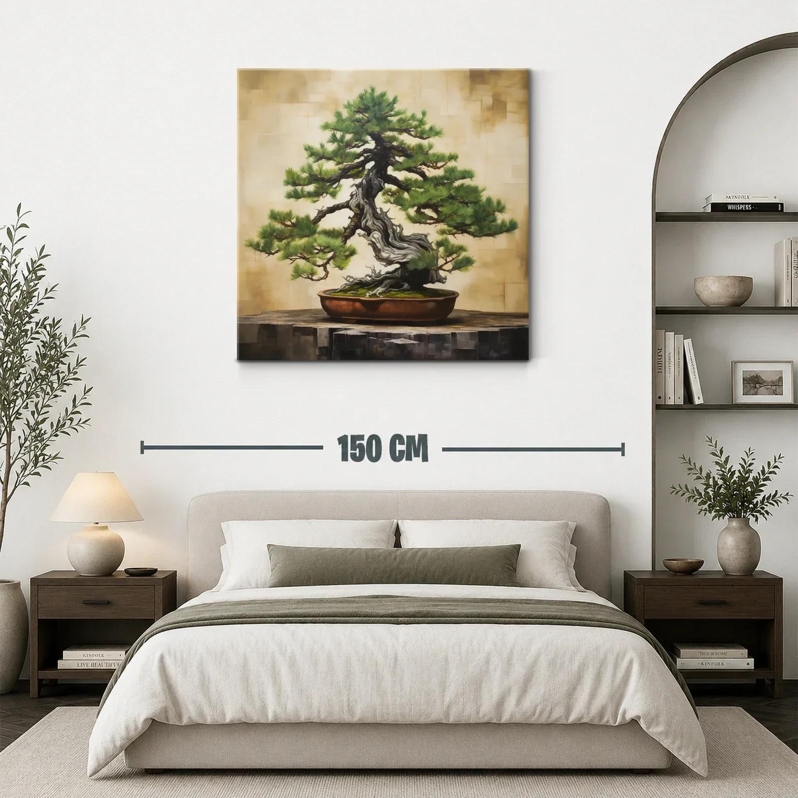 Bonsái Verde con Tronco Retorcido en Ambiente Natural — miniatura 3