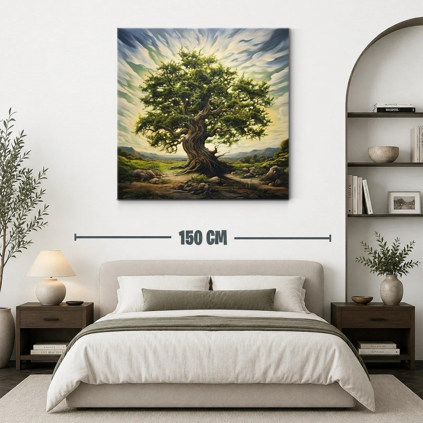Árbol milenario en paisaje natural y luminoso — miniatura 3