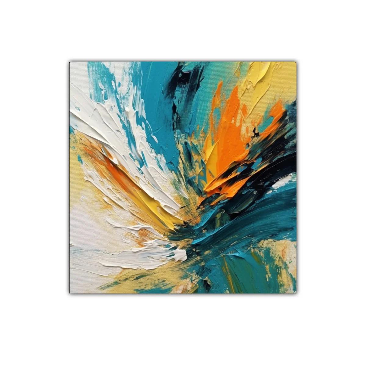 Explosión de color abstracta en tonos vibrantes y contrastantes — imagen principal