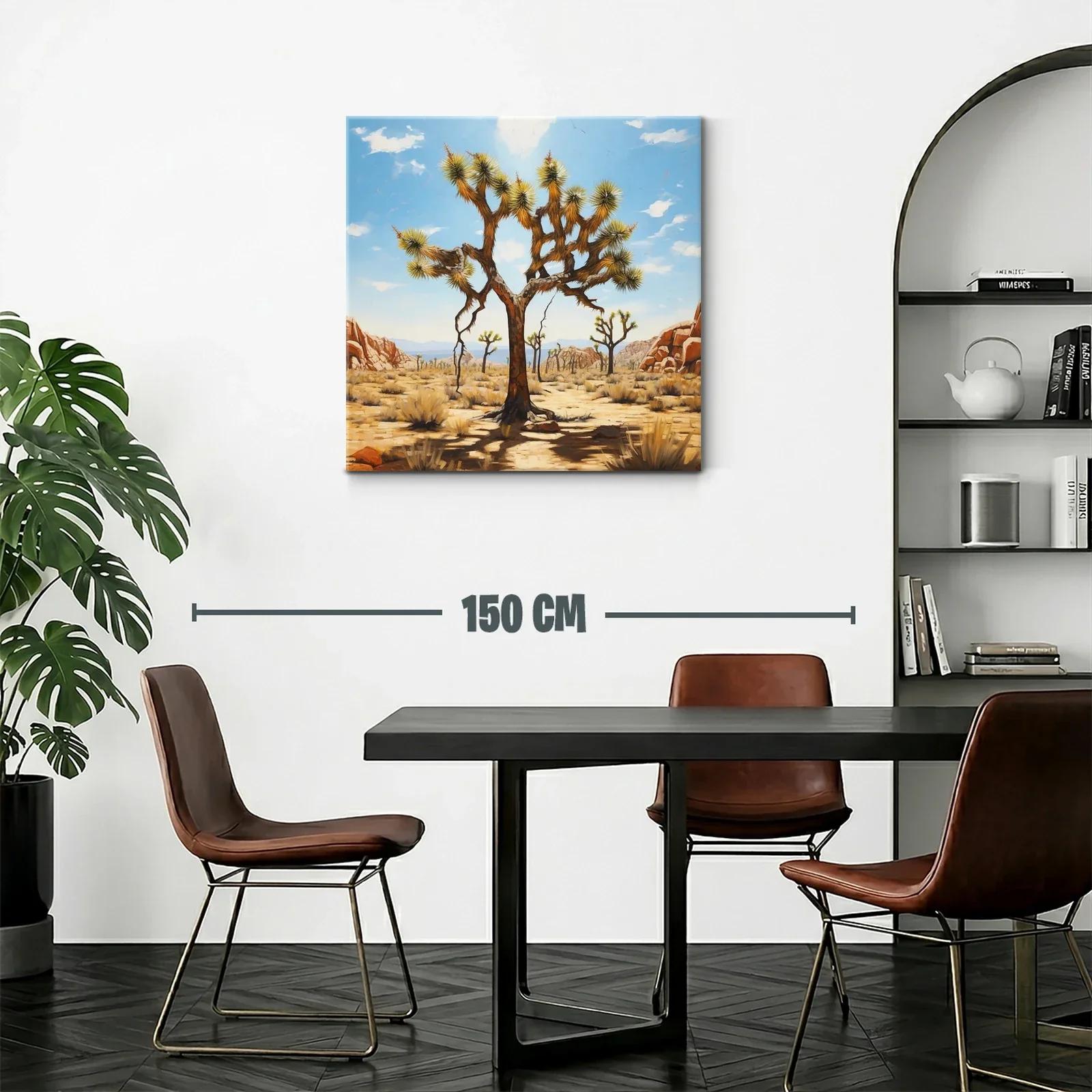 Paisaje desértico con árbol de aspecto singular — miniatura 2