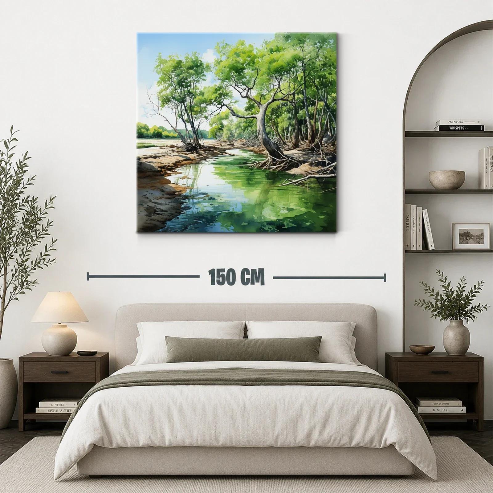 Reflejos de naturaleza en paisaje sereno — miniatura 3