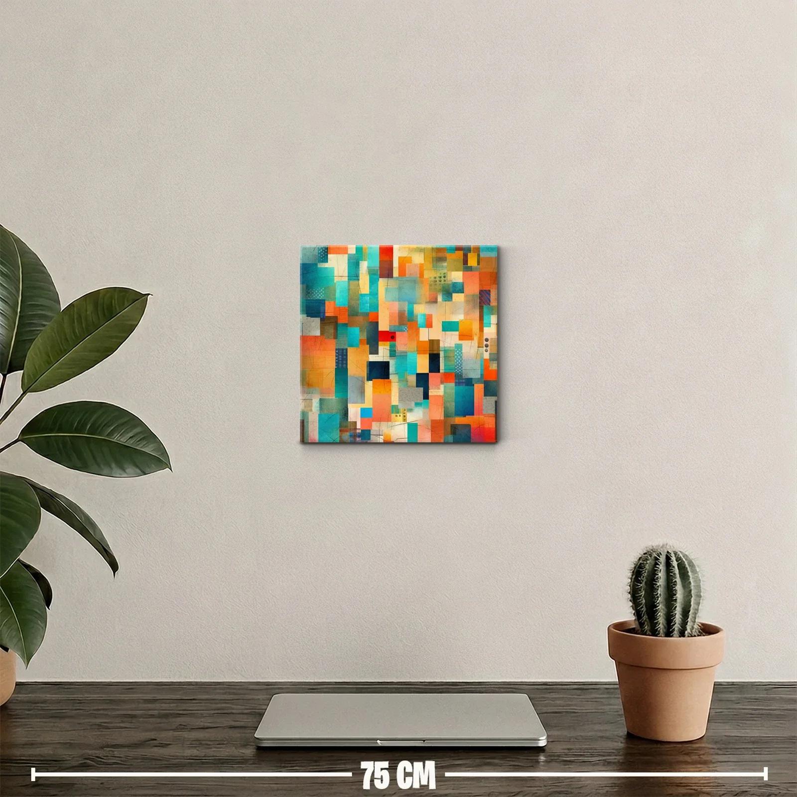 Composición abstracta de colores vivos y formas geométricas — miniatura 2