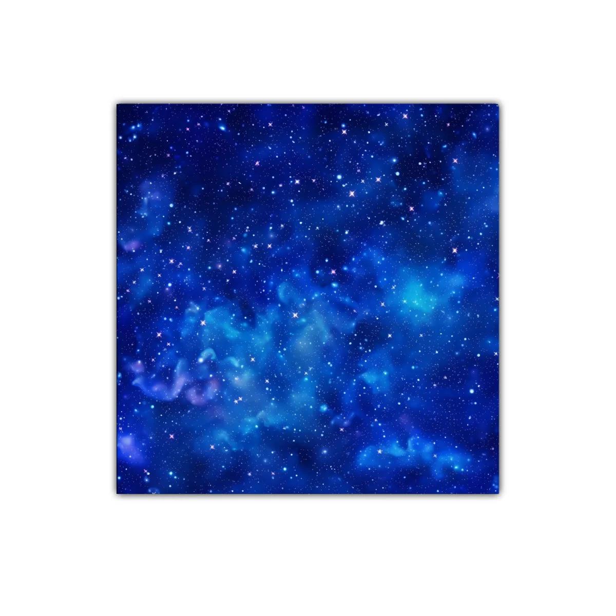 Cuadro cosmos estrellado con vibrantes tonos azules — imagen principal