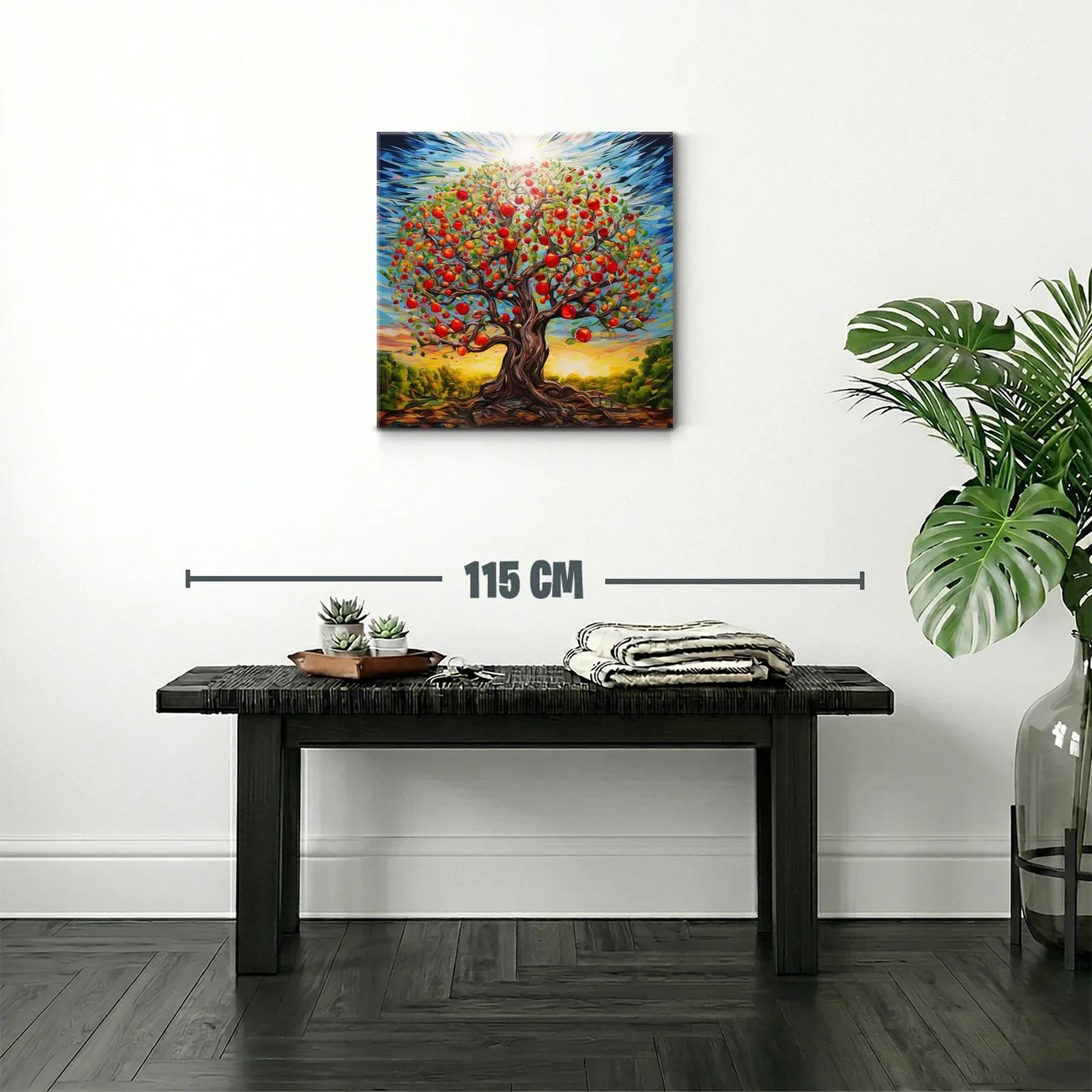 Árbol frutal vibrante bajo un cielo radiante — miniatura 2