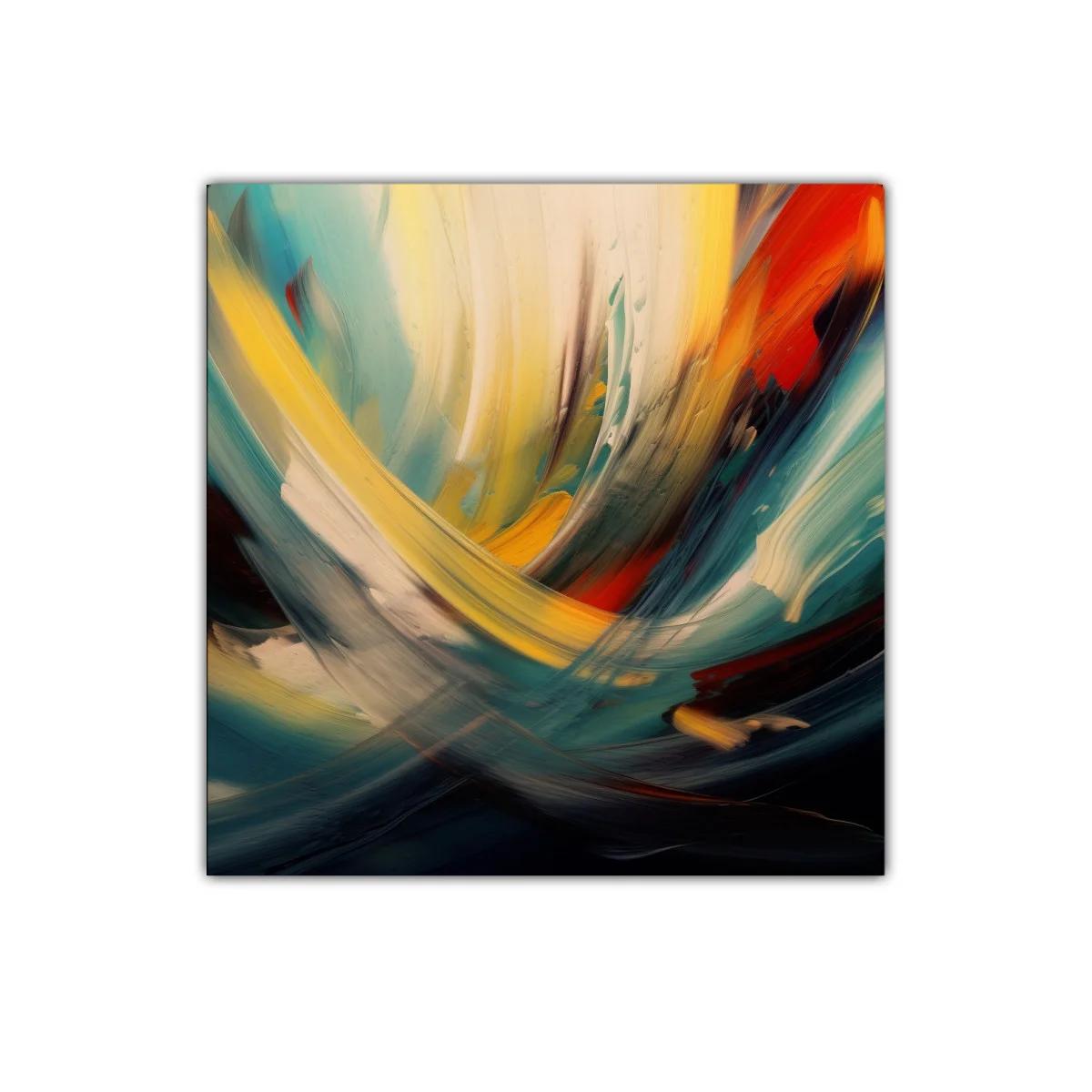 Explosión de color con movimiento fluido y vibrante