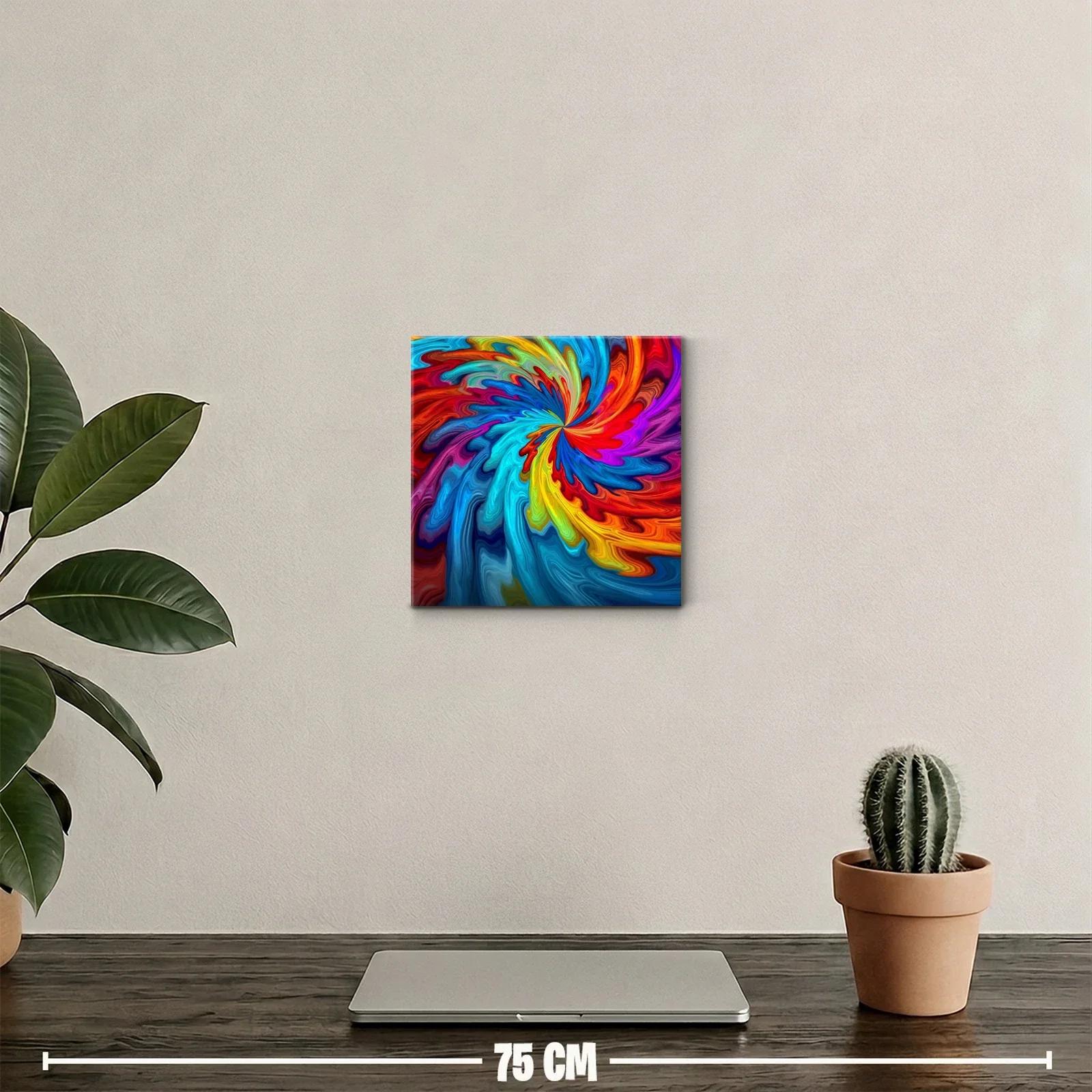 Explosión de colores vibrantes en espiral dinámica — miniatura 2