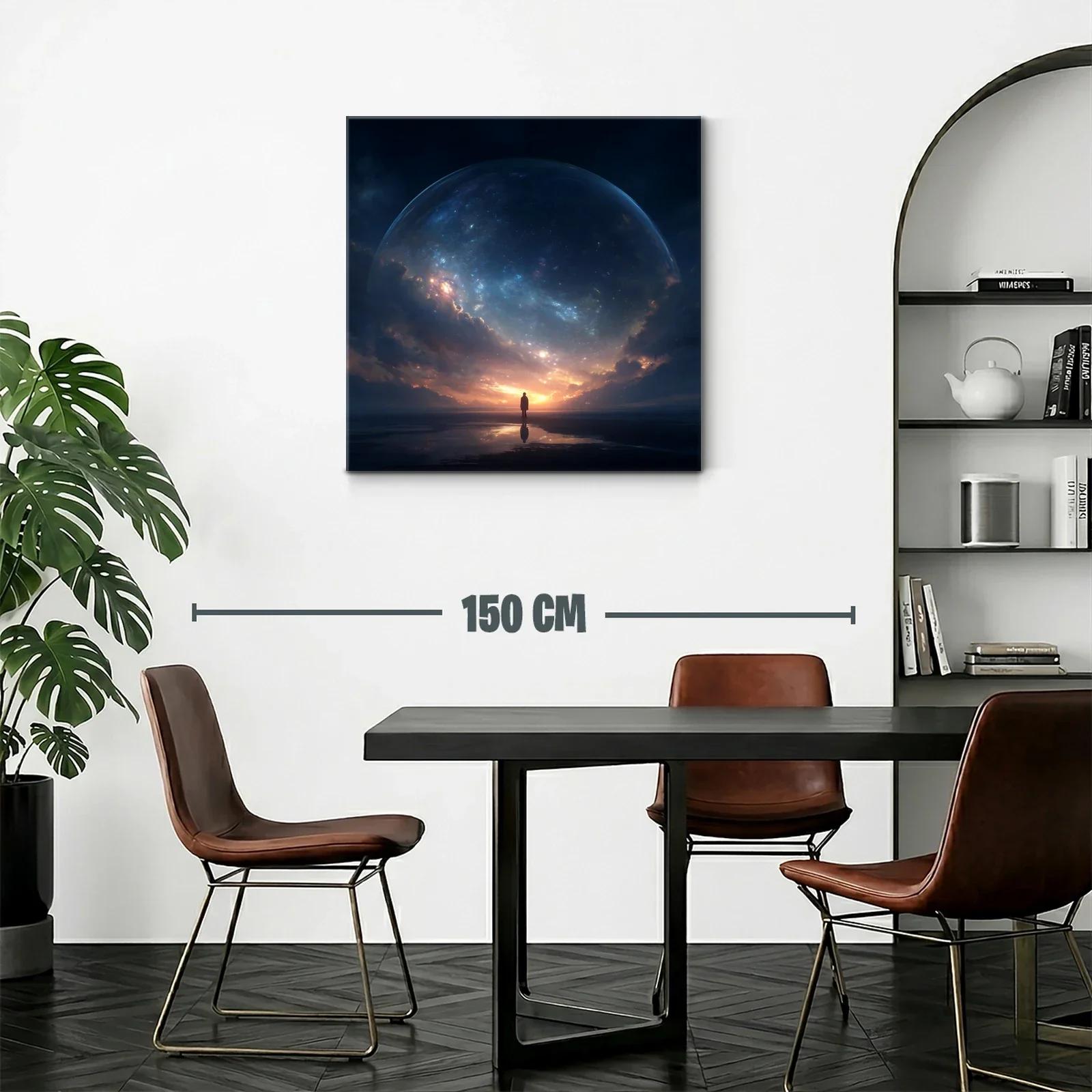 Silenciosa figura bajo un cielo estrellado majestuoso — miniatura 2