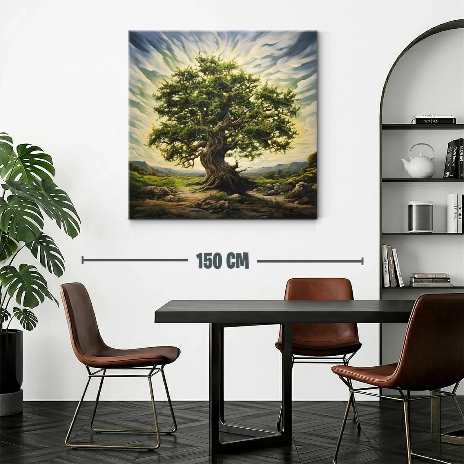 Árbol milenario en paisaje natural y luminoso — miniatura 2