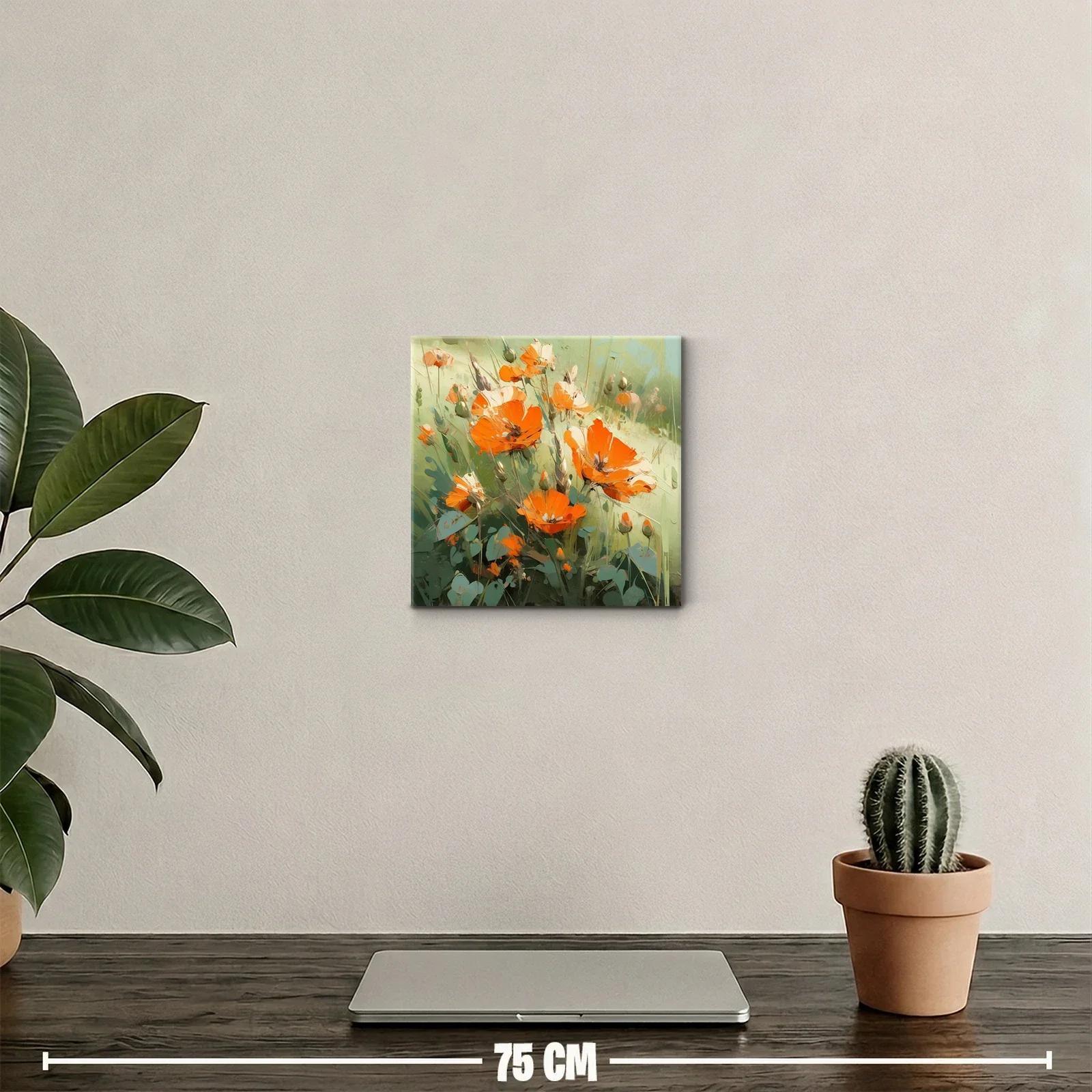 Flores de amapola en vibrante composición natural — miniatura 2