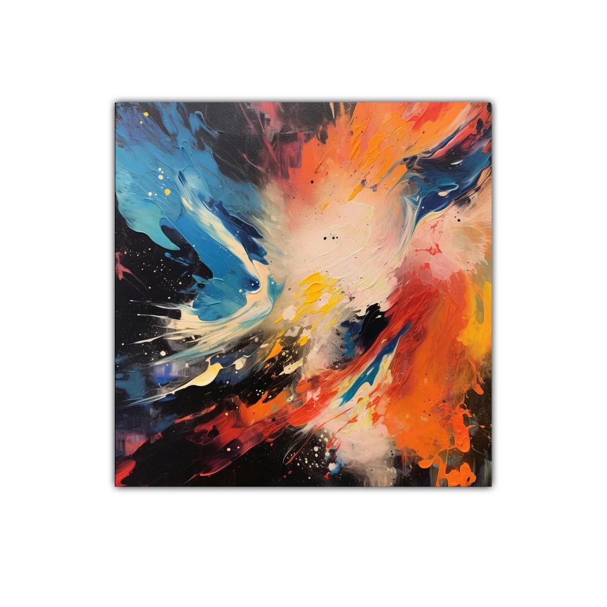 Explosión de color en movimiento dinámico vibrante