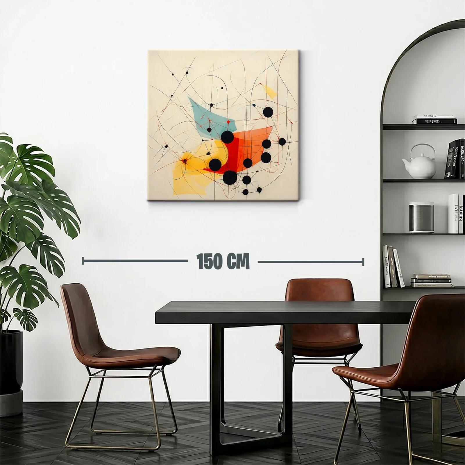 Composición abstracta con formas y líneas dinámicas — miniatura 2