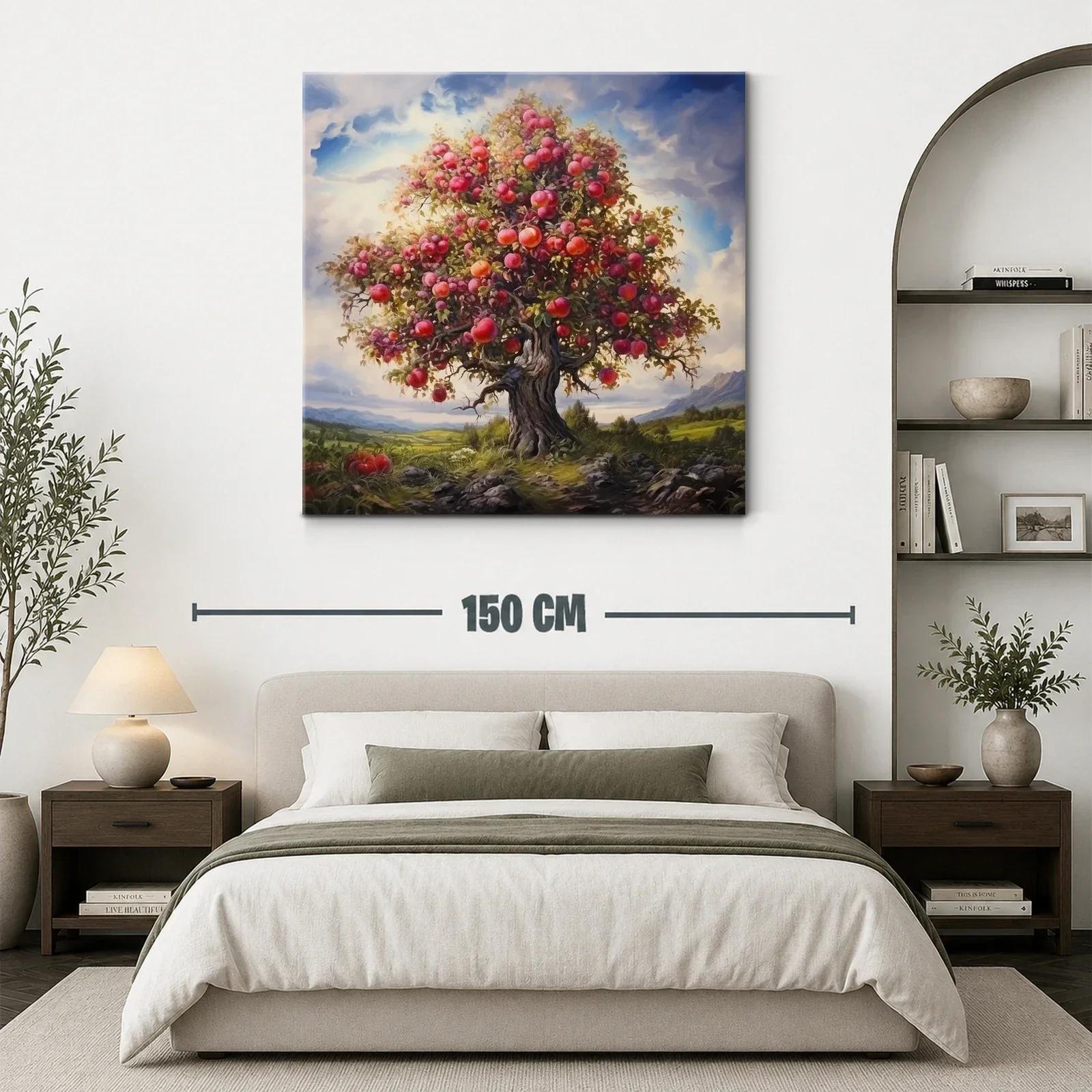 Árbol cargado de frutas en paisaje sereno y luminoso — miniatura 3