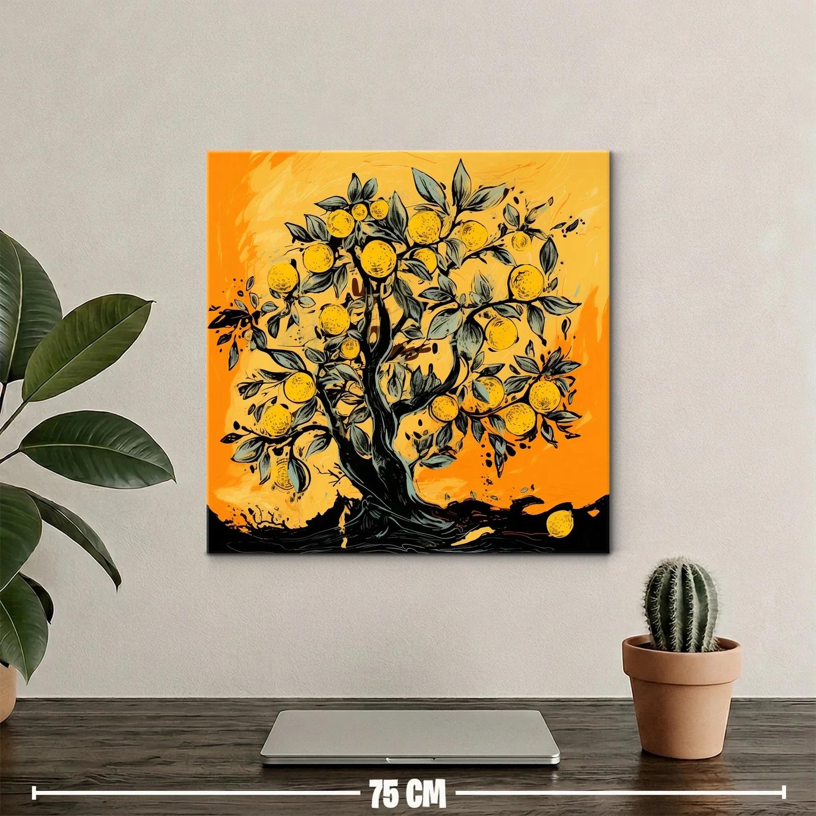 Árbol de naranjas vibrante y lleno de vida — miniatura 2